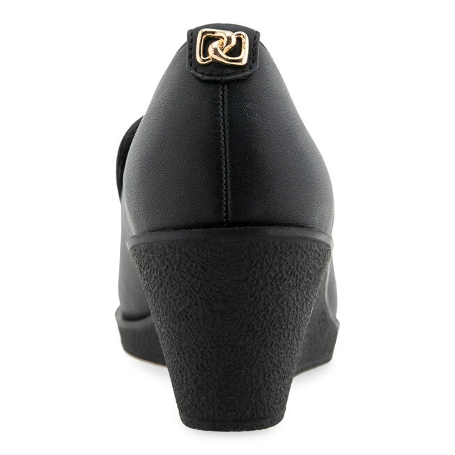 Basil Wedge Heel Loafer, BLACK, on-hover image number 1