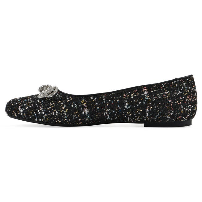 Sashimi Ballet Flat, BLACK MULTI FABRIC, alternate image number null