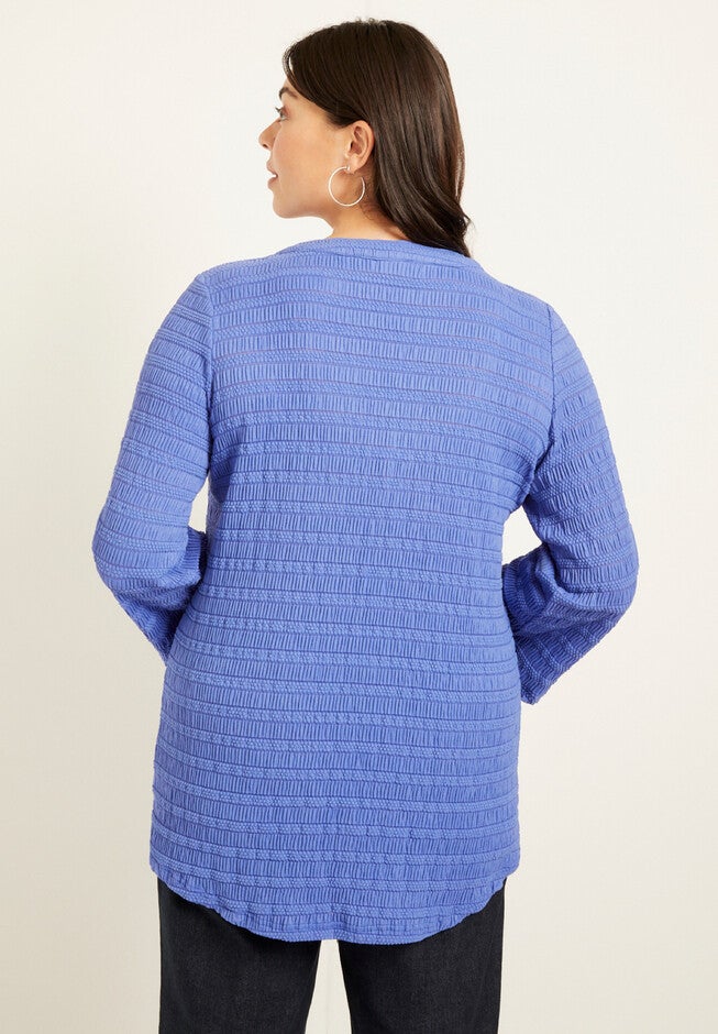 Textured Boho Blouse, , on-hover image number null