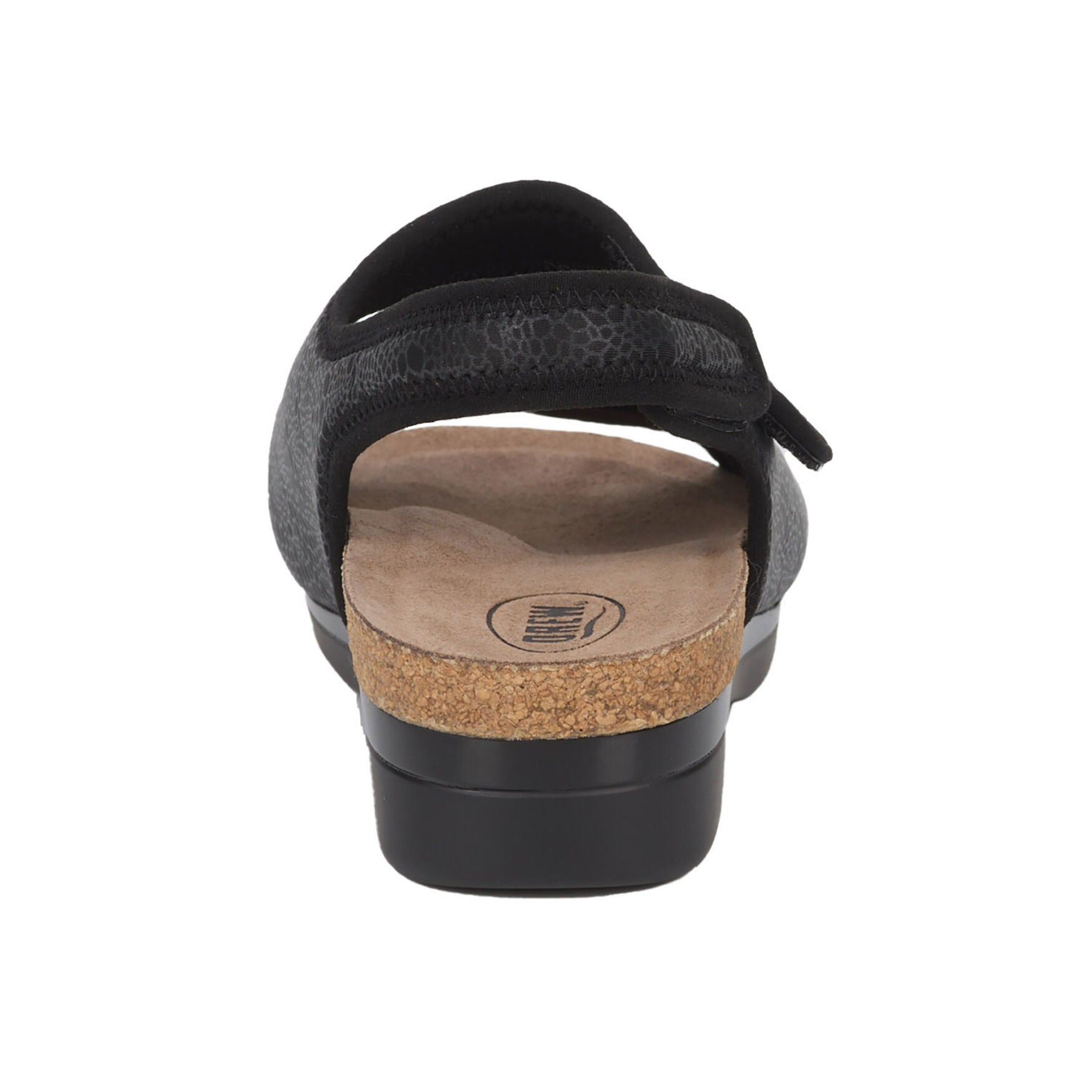 Melanie Double Strap Stretch Sandal, BLACK, on-hover image number 1