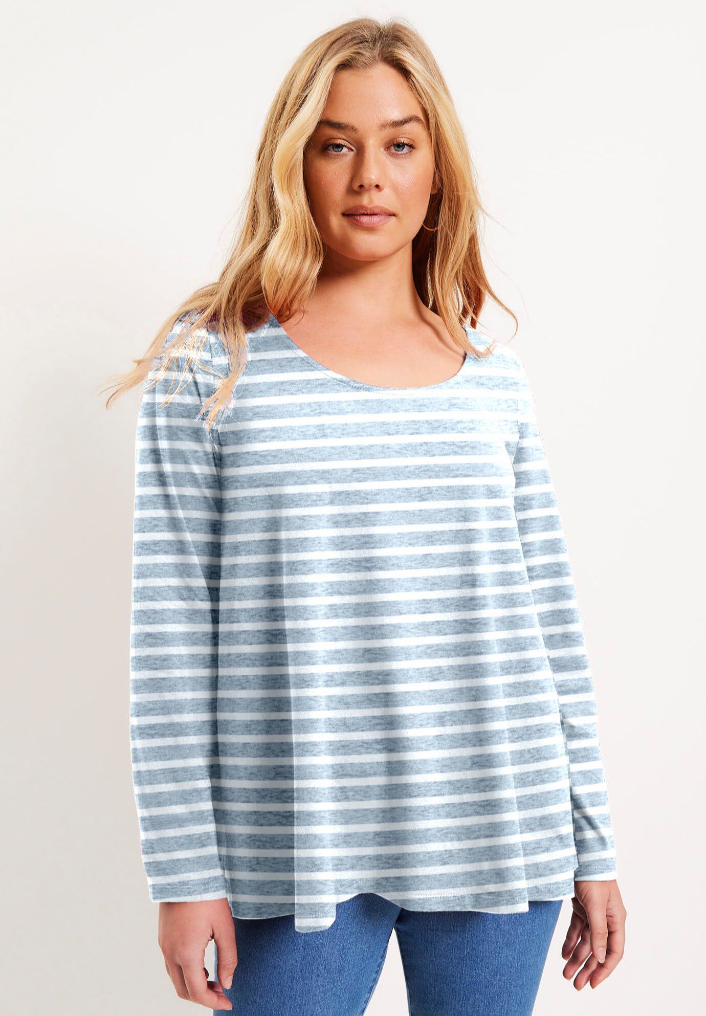 Long-Sleeve Swing One + Only Tee | June And Vie