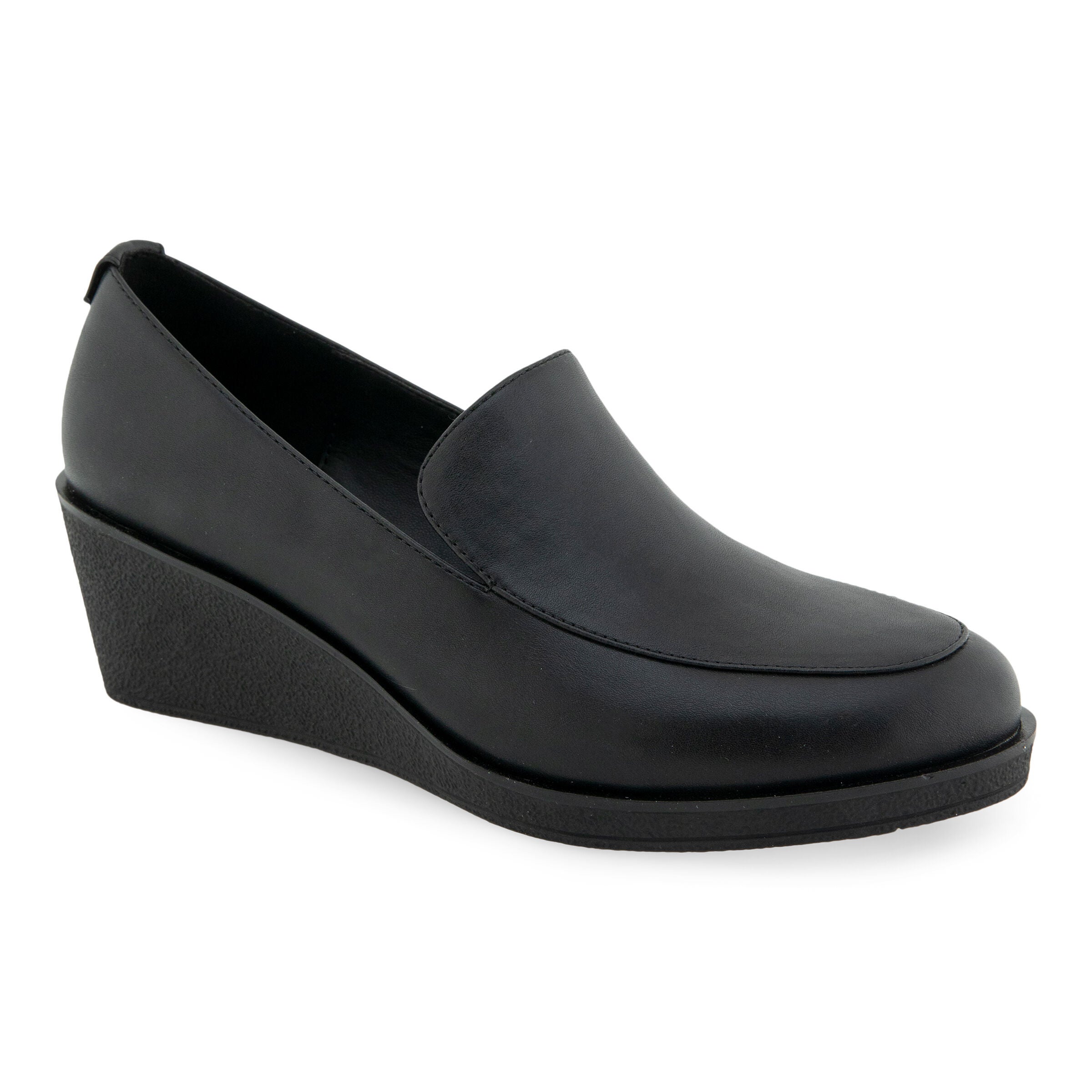 Basil Wedge Heel Loafer, BLACK, hi-res image number 0