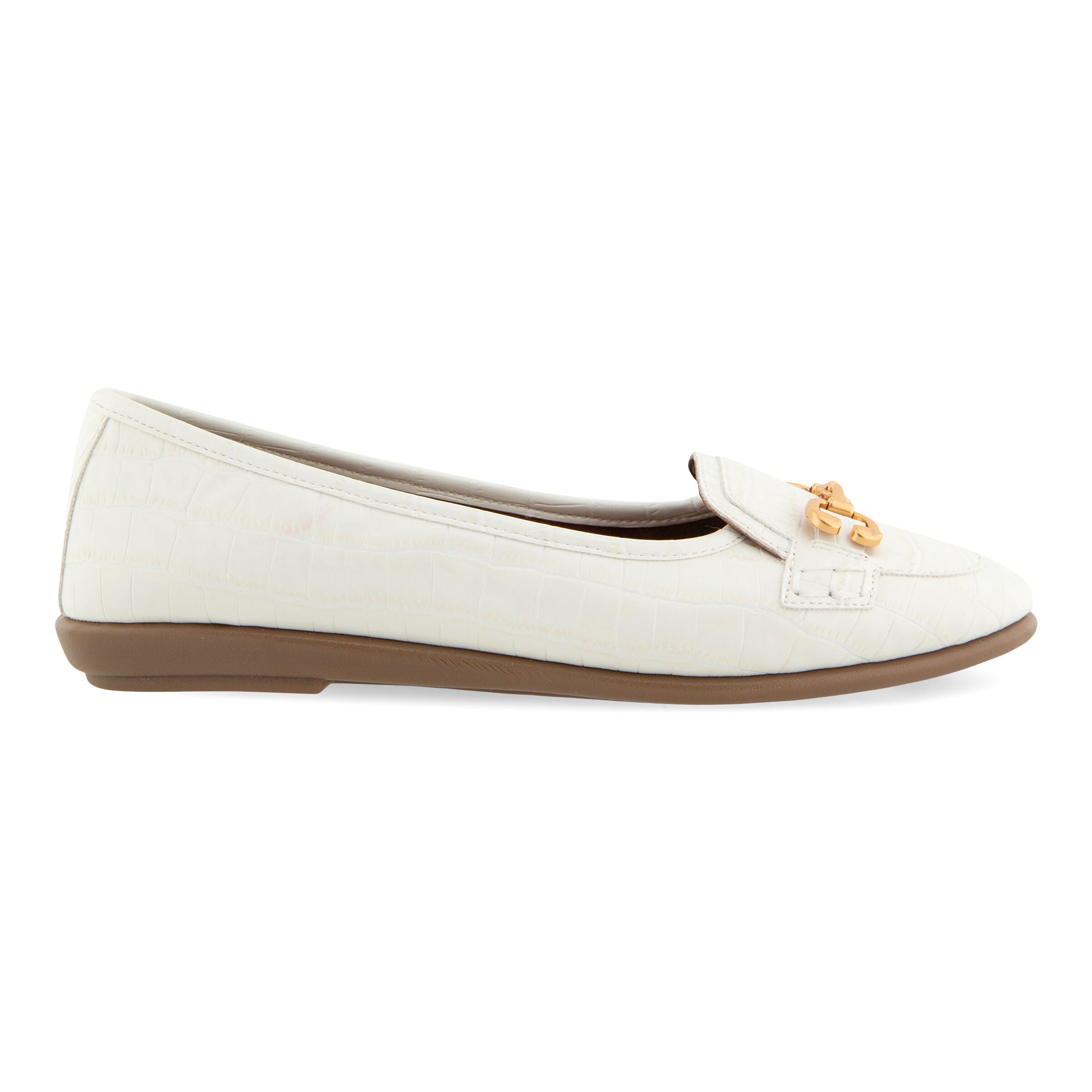 Bobbi Buckle Ballet Flat, EGGNOG, alternate image number 2
