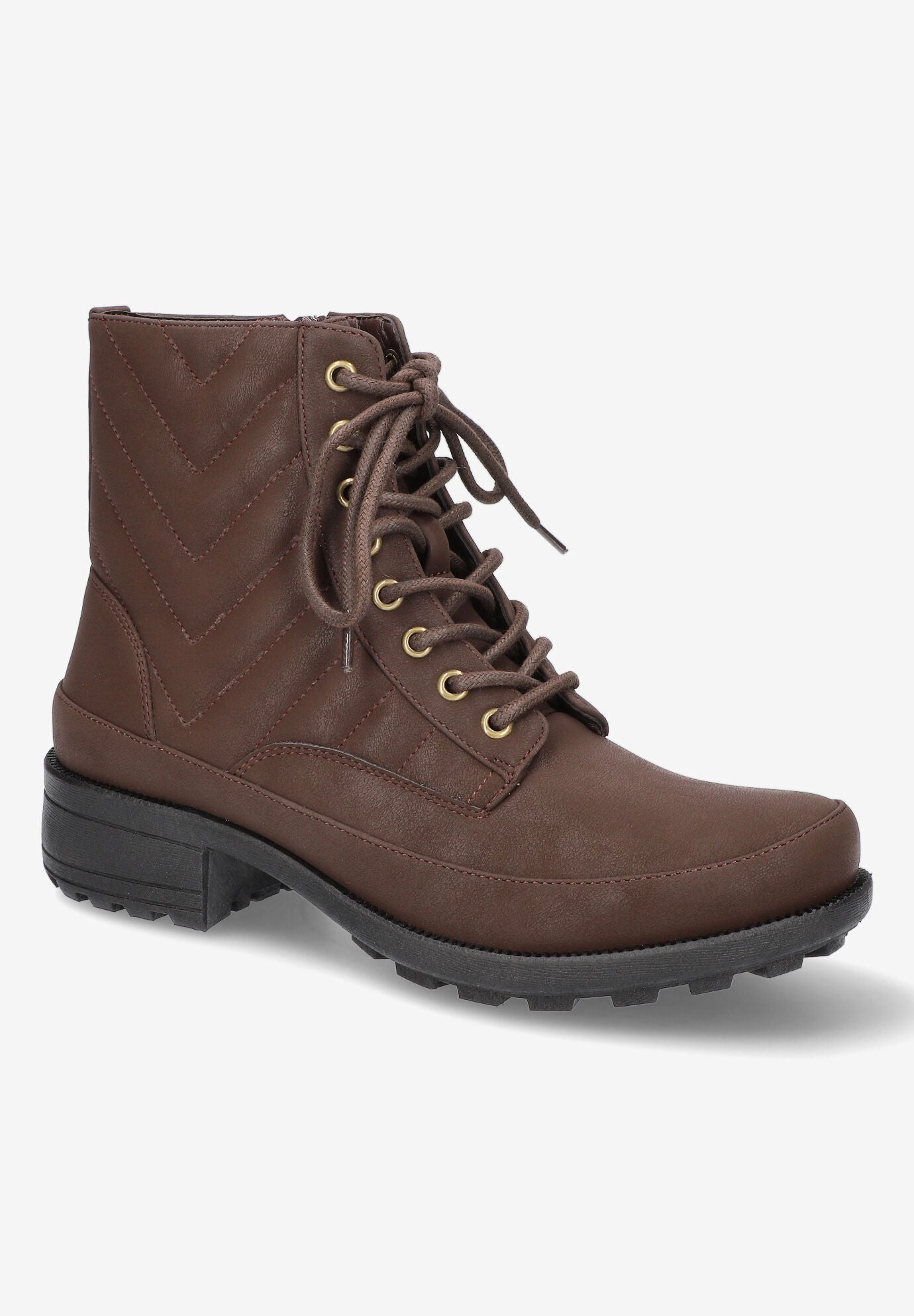 Elsie Bootie, BROWN MATTE, hi-res image number 0