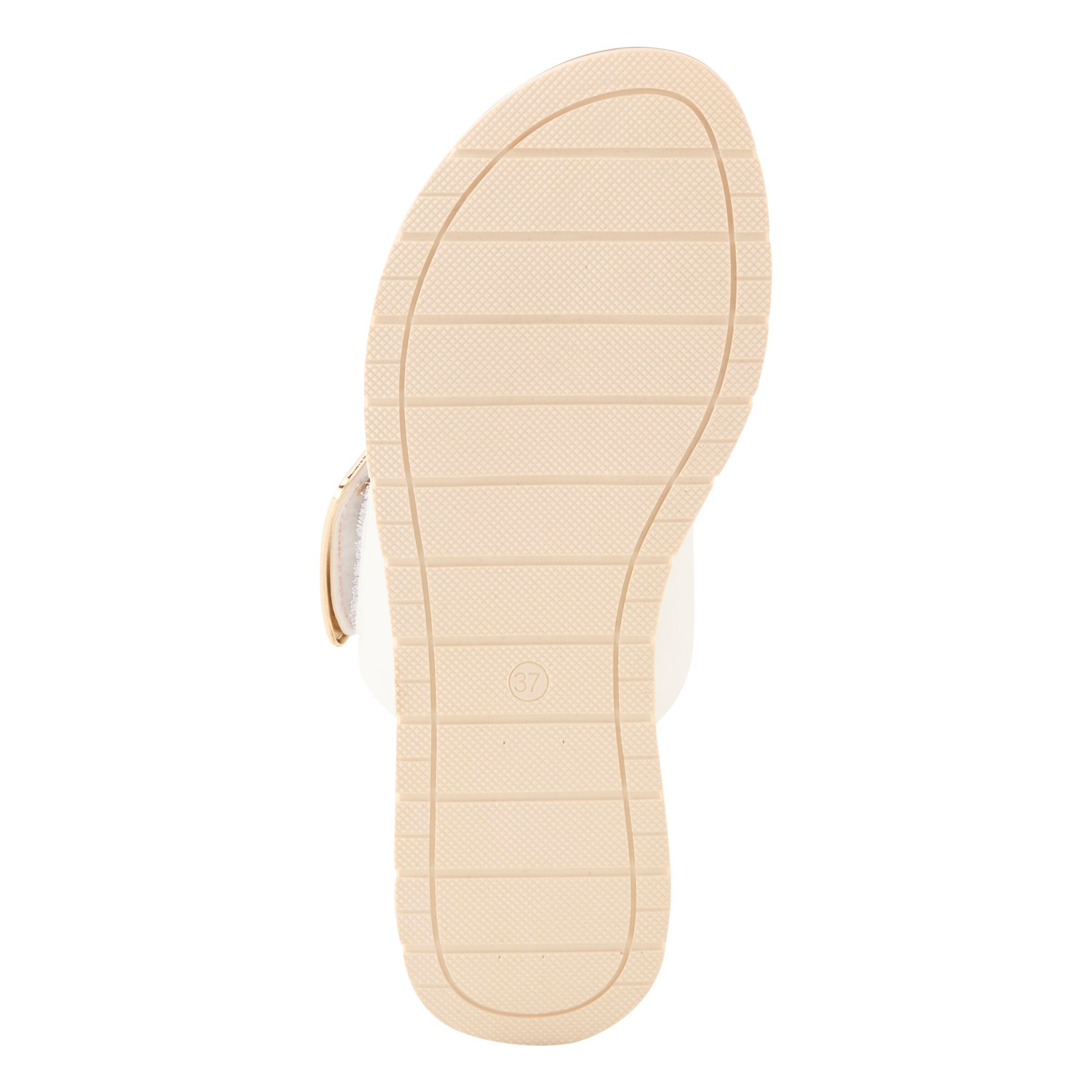 Maliyah Slide Sandal, WHITE MULTI, alternate image number 5