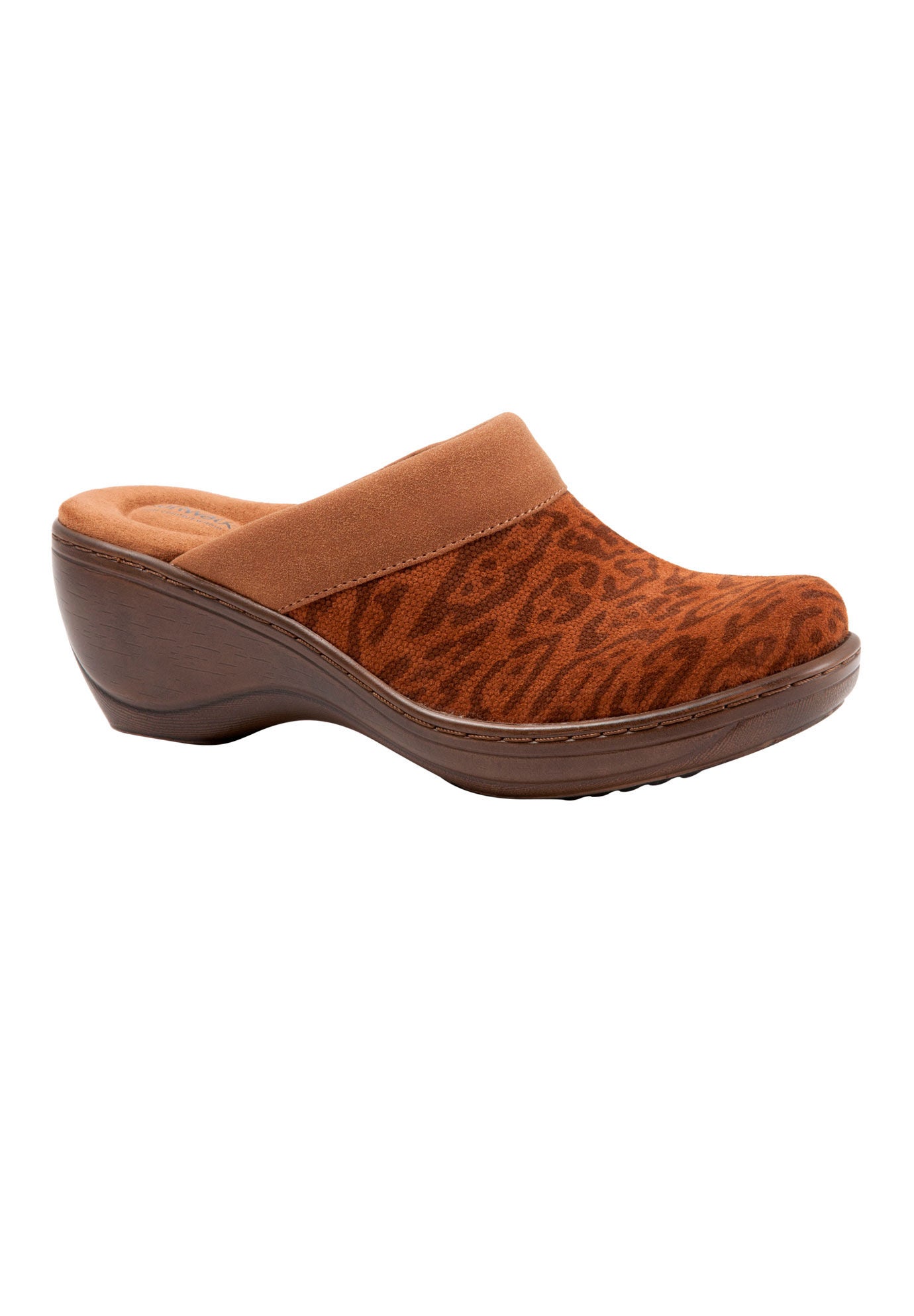Murietta Clog by SoftWalk&reg;, LUGGAGE LEOPARD, hi-res image number 0