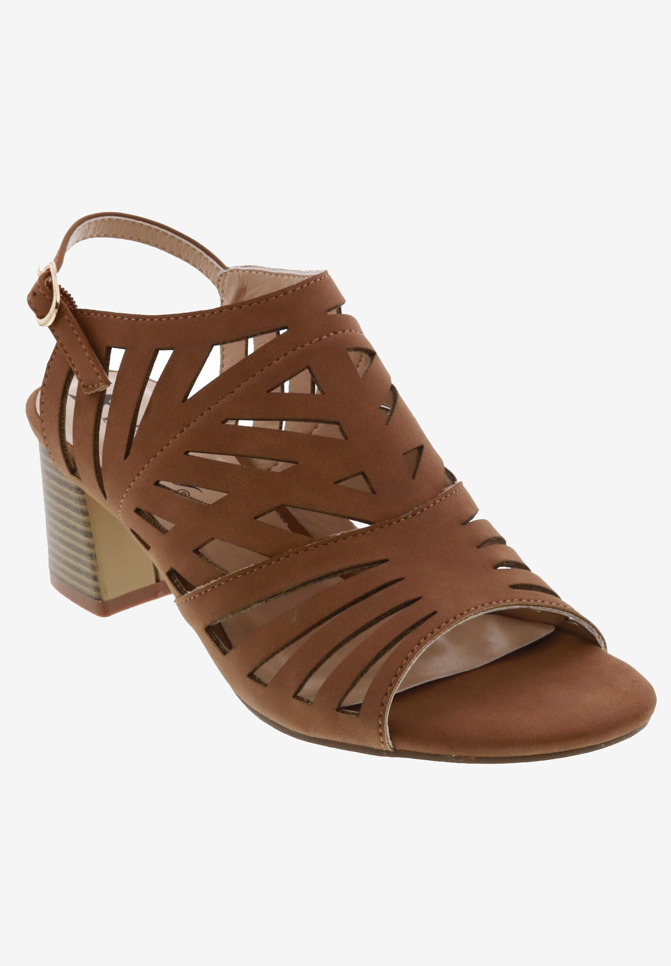 Shadow Heeled Sandal, TAN NUBUCK, hi-res image number 0