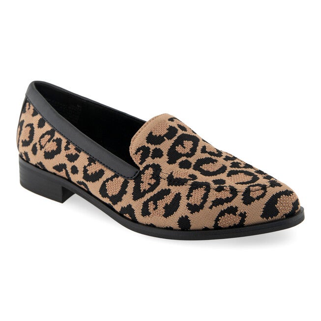 Emani Block Heel Loafer, LEOPARD KNIT FABRIC, hi-res image number null