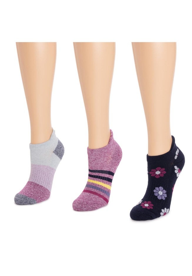 Women'S 3 Pack Nylon Compression Ankle Socks, , on-hover image number 1