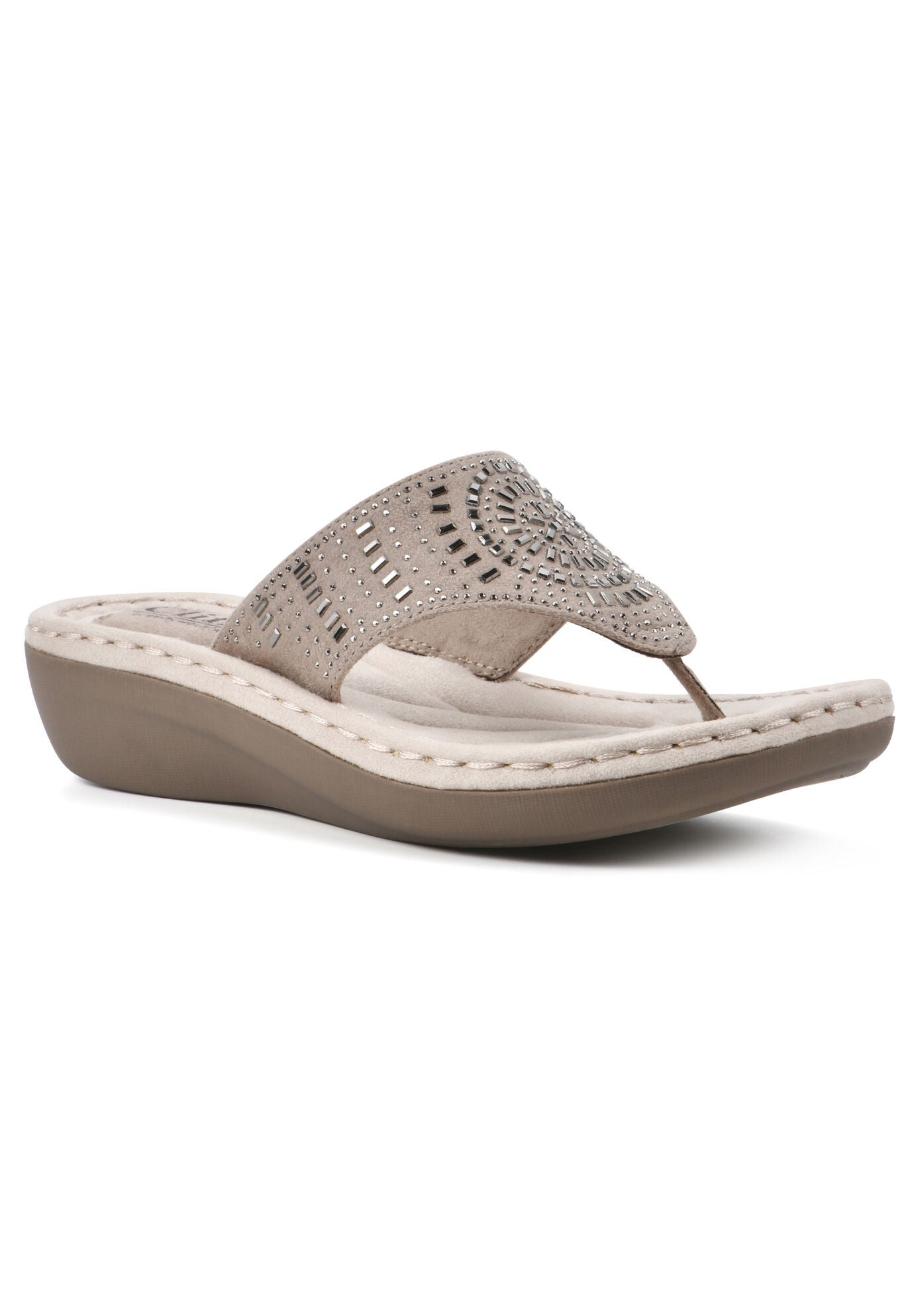 Cienna Sandals, STONE FABRIC, hi-res image number 0