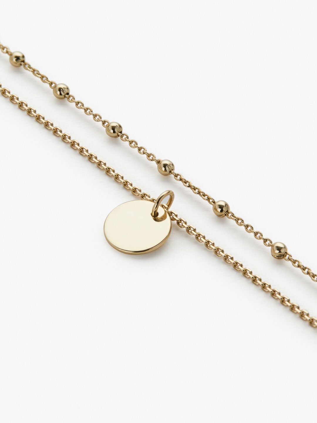 Willow Coin Necklace Set, GOLD, alternate image number 4