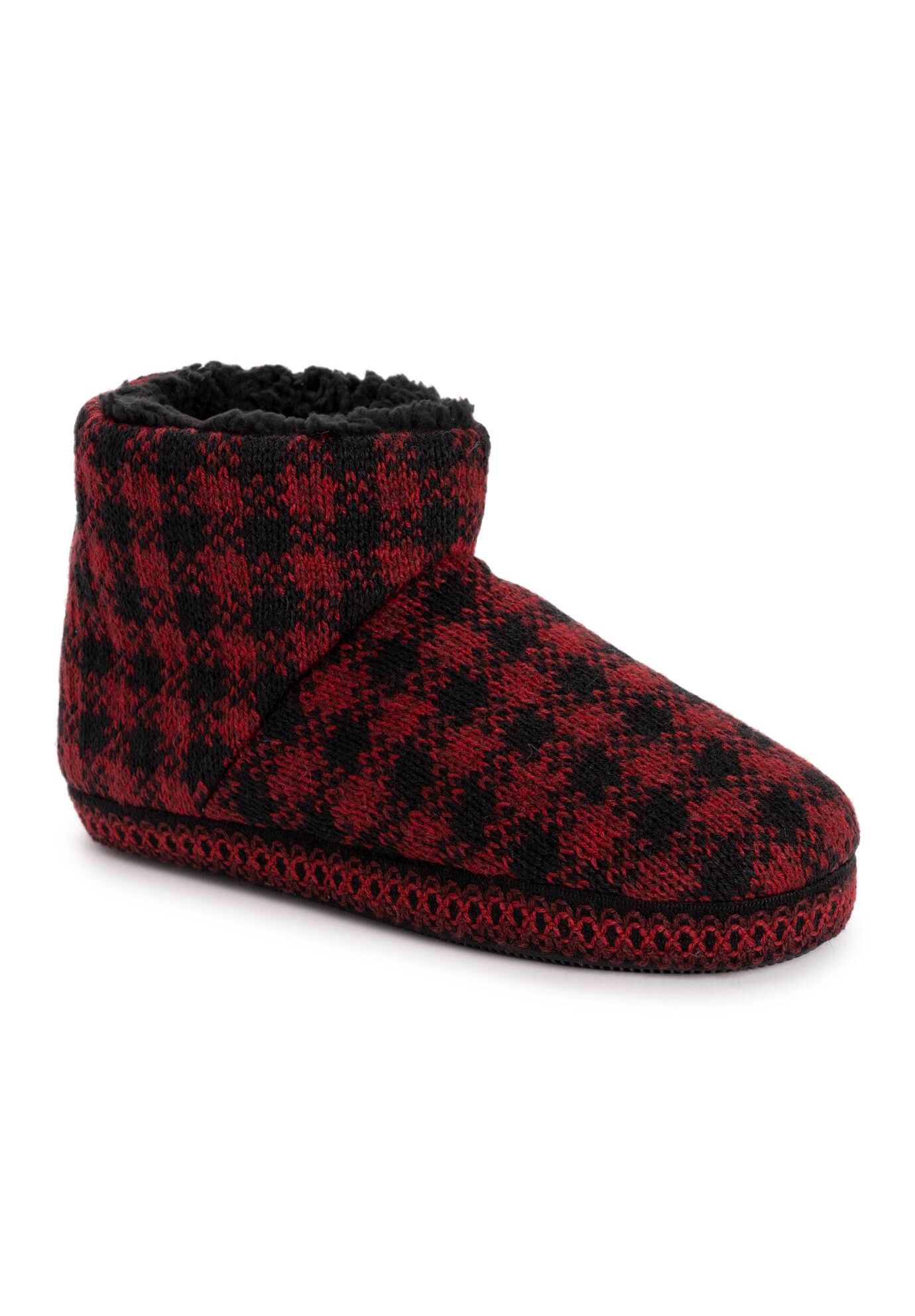 Favina Slipper, RED PLAID, hi-res image number 0