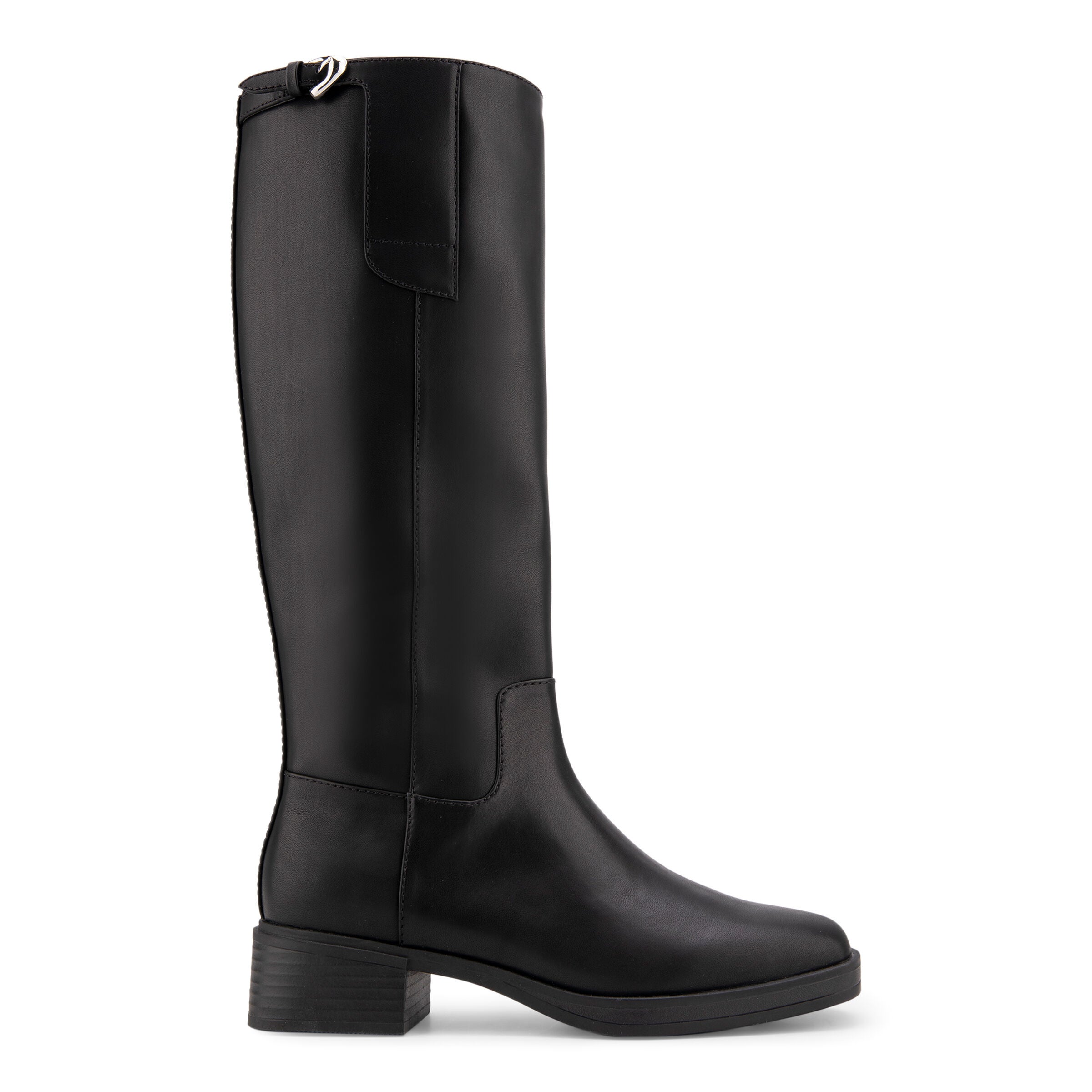 Della Double Zip Tall Boot, BLACK, alternate image number 2