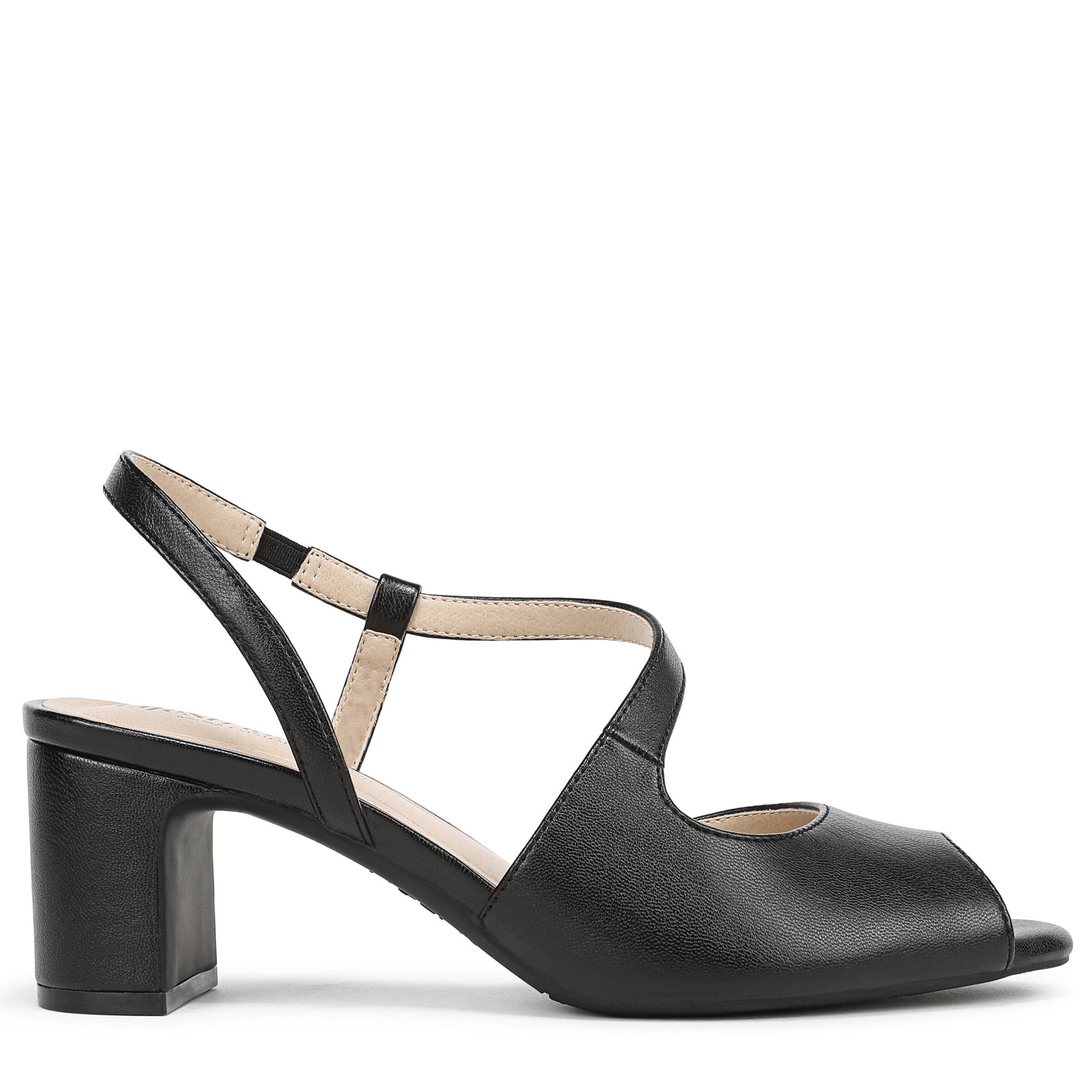 Theo Peep Toe Pump, BLACK, alternate image number 3