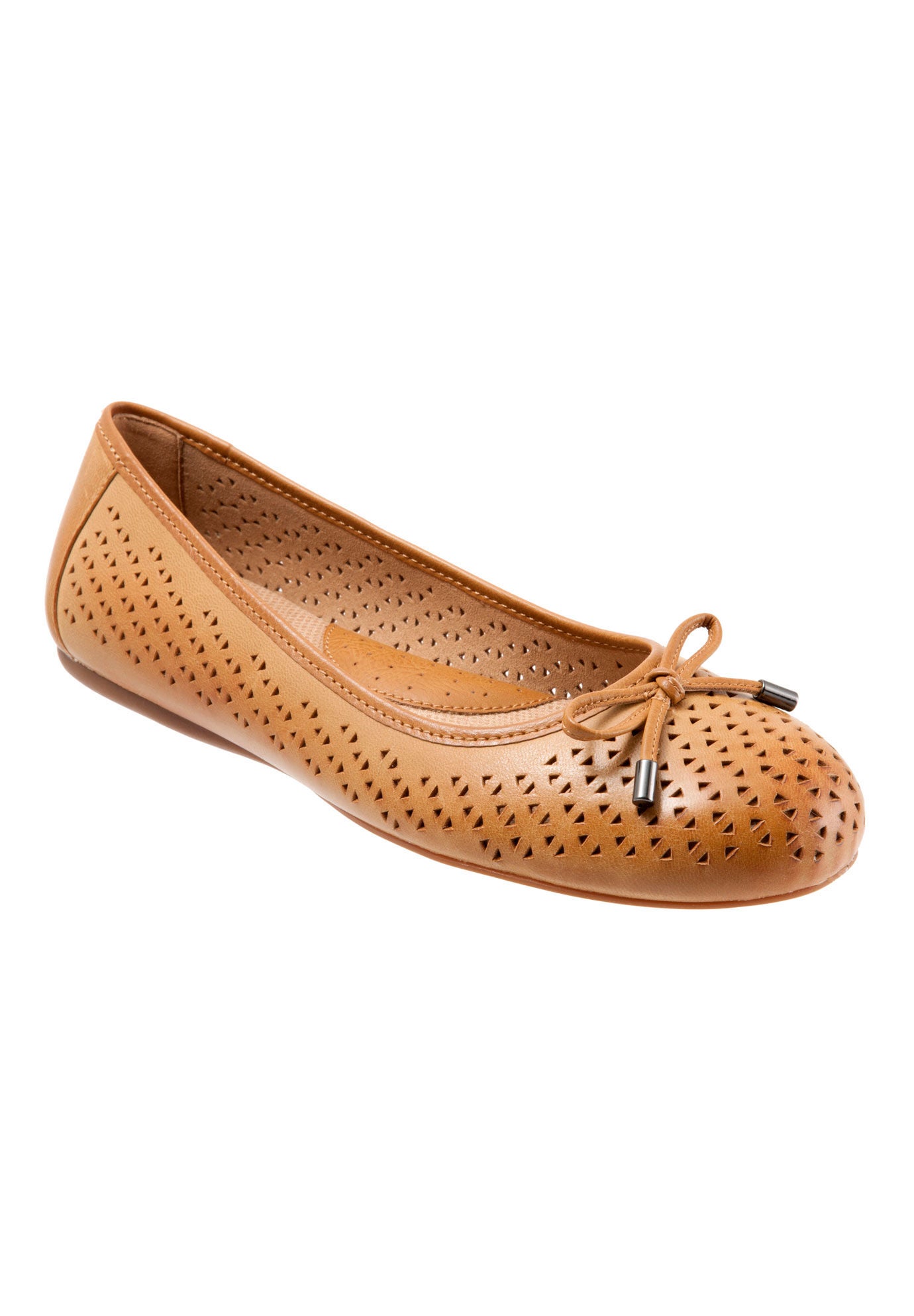 Napa Laser Flats by SoftWalk&reg;, TAN, hi-res image number 0
