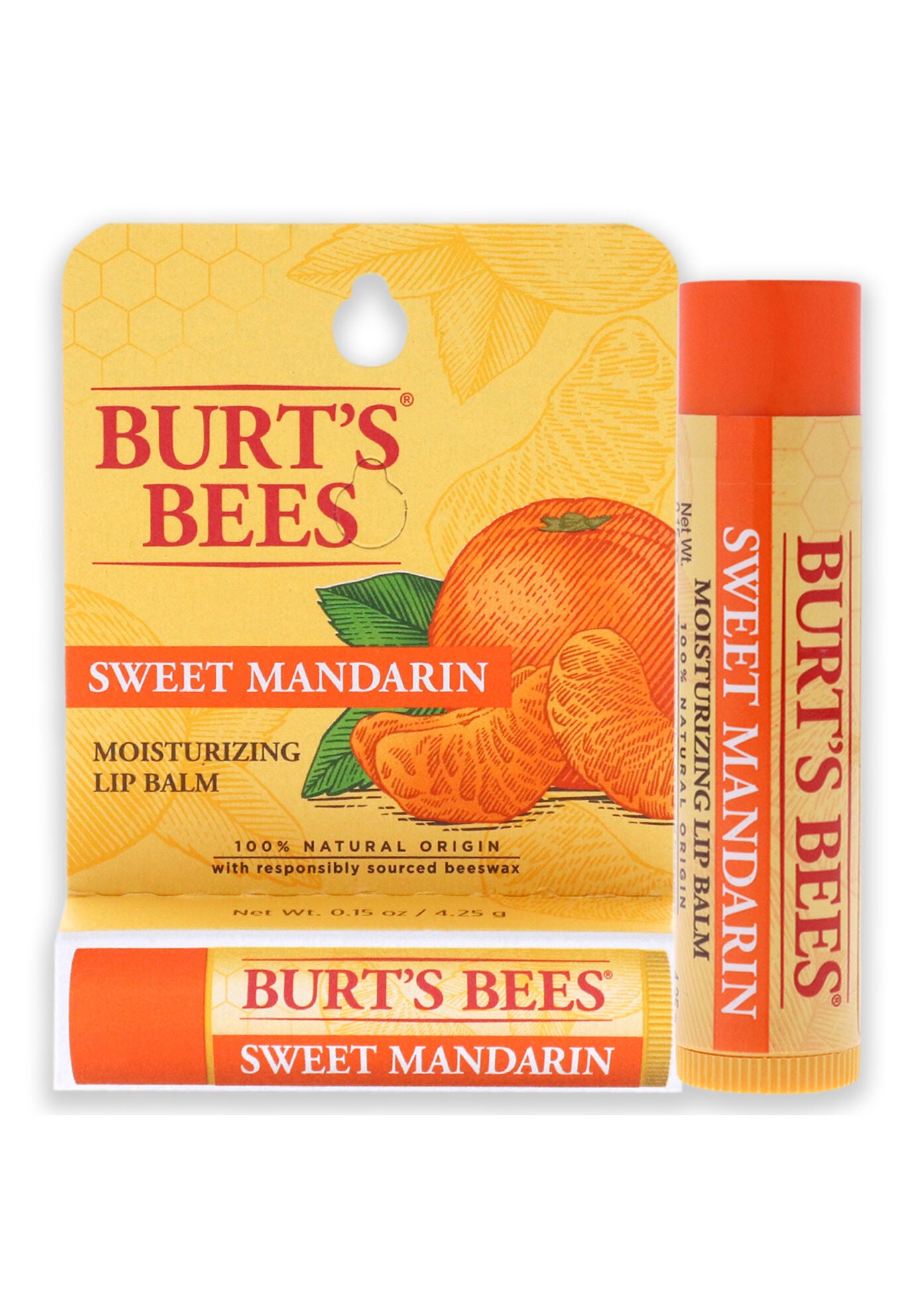 Sweet Mandarin Moisturizing Lip Balm -0.15 Oz Lip Balm, O, hi-res image number 0