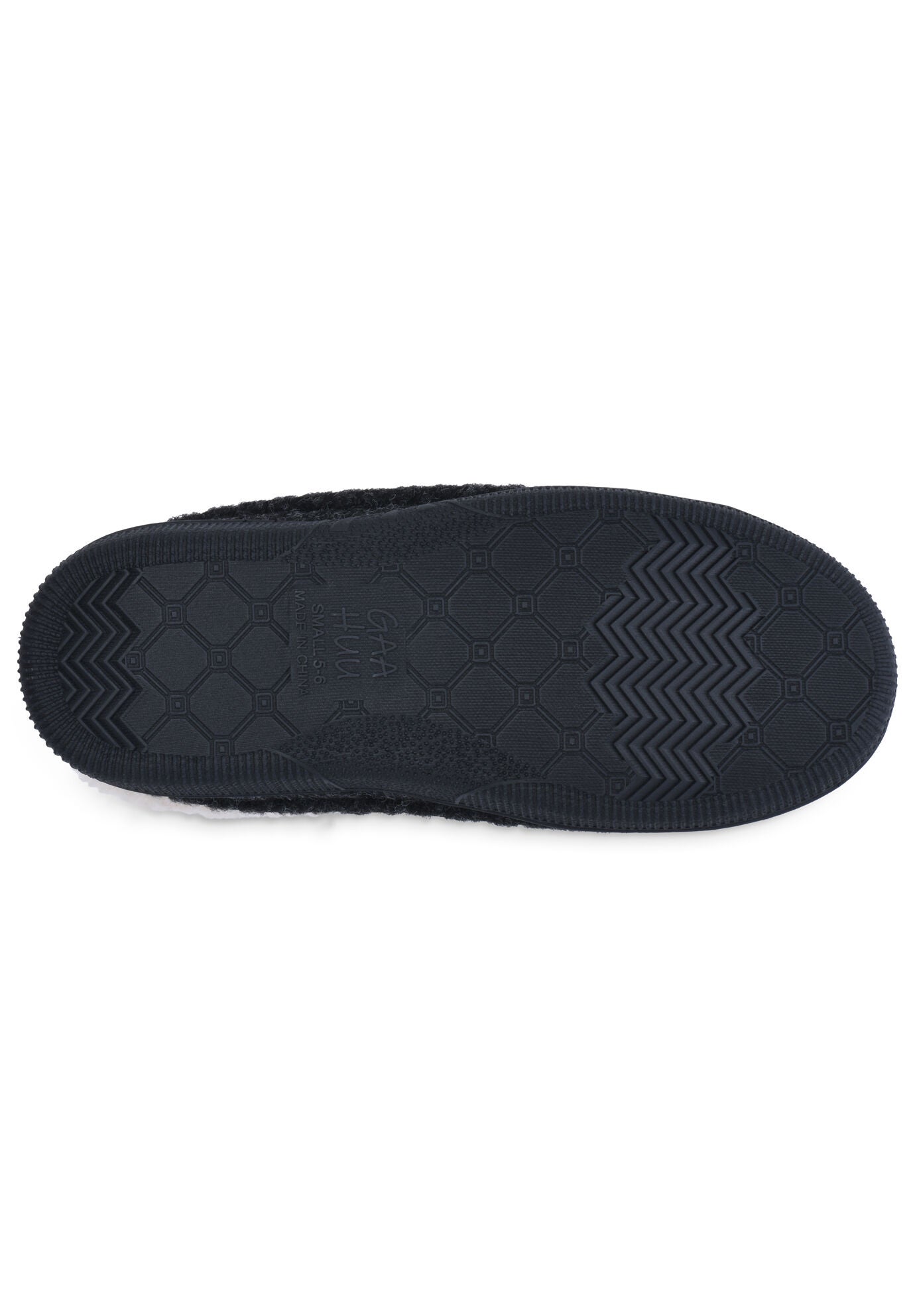 Faux Wool Mocassin Fullfoot With Collar Slipper, , alternate image number 2