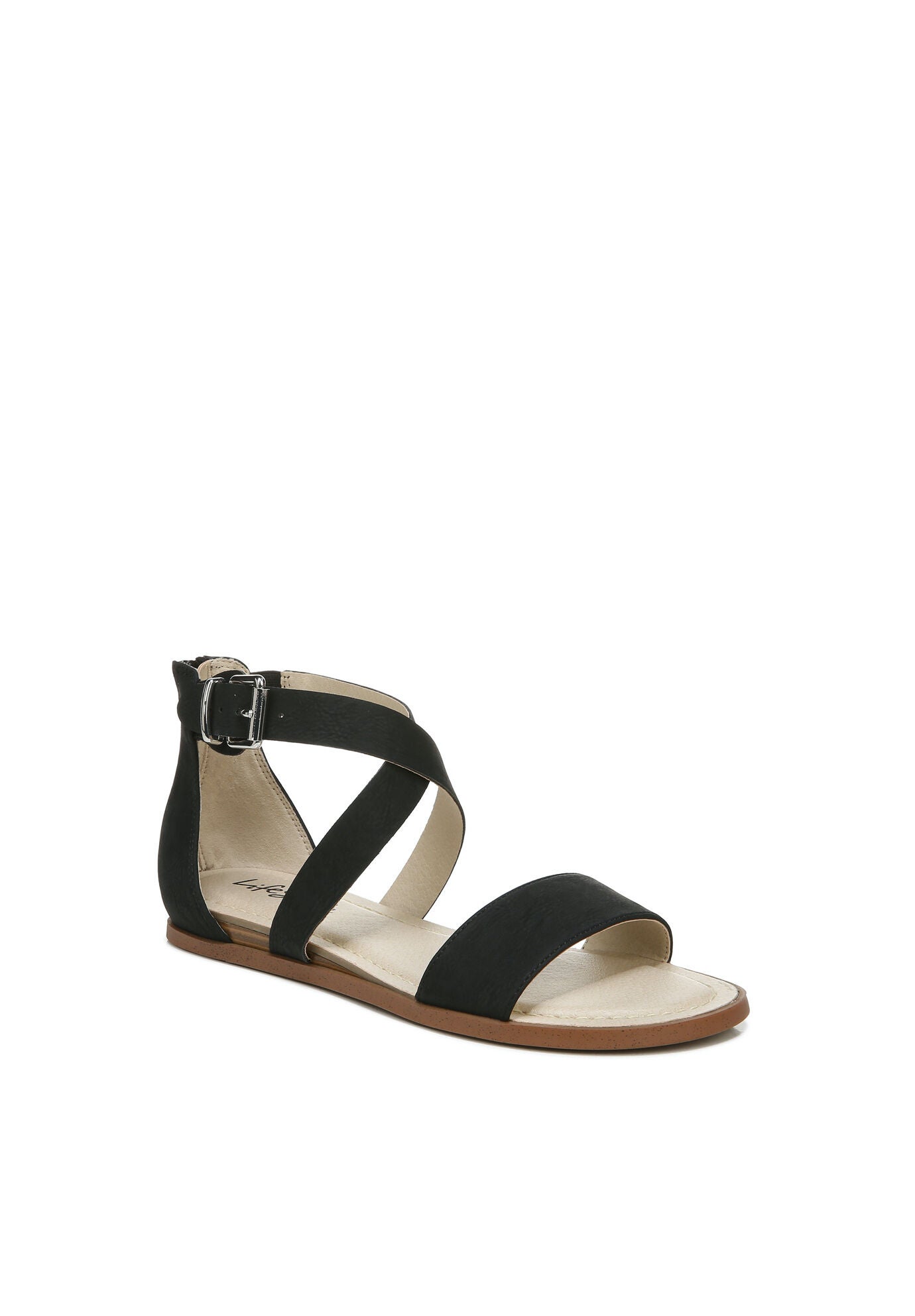Riley Strappy Sandal, BLACK, hi-res image number 0