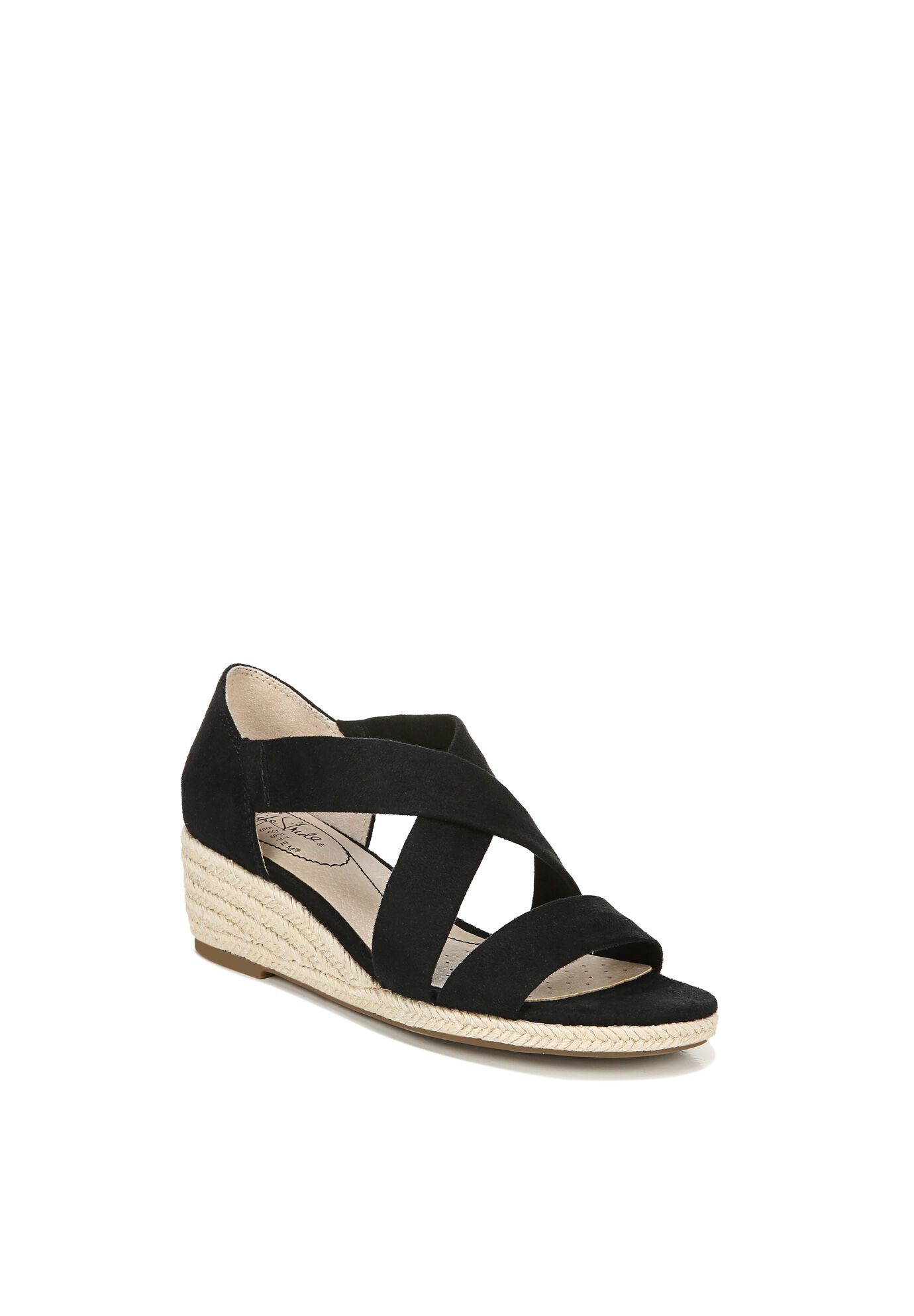 Siesta Wedge Espadrilles , BLACK, hi-res image number 0