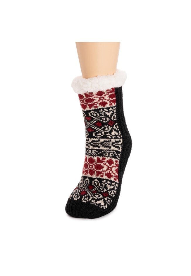 Pieced Cabin Socks, , on-hover image number null