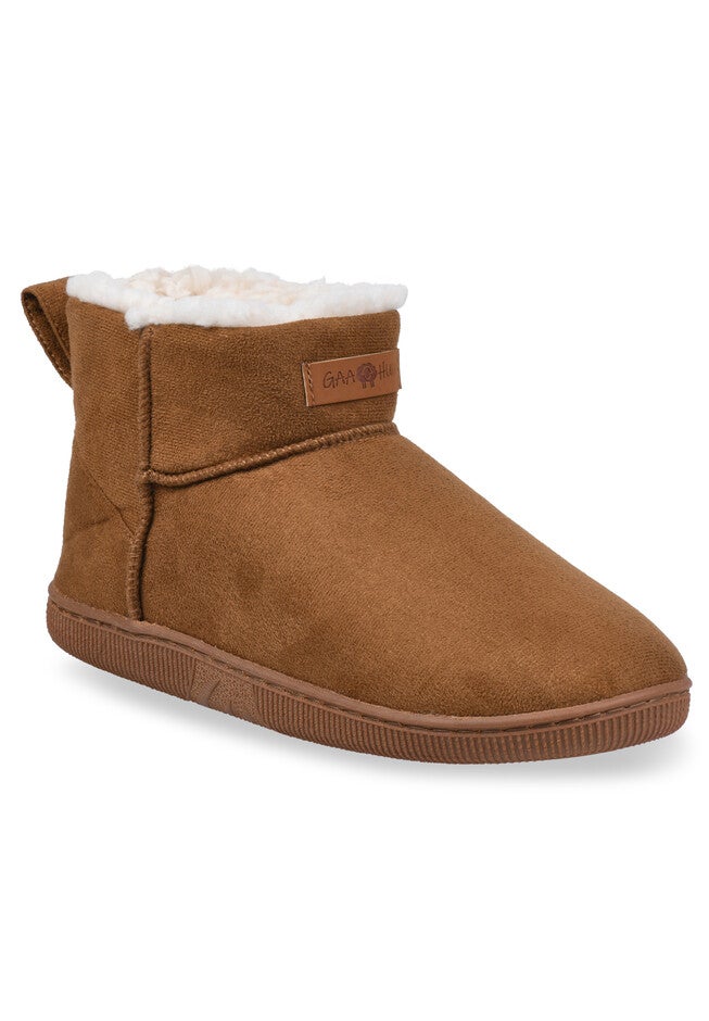 Polysuede Low Cut Ankle Slipper, CAMEL, hi-res image number null