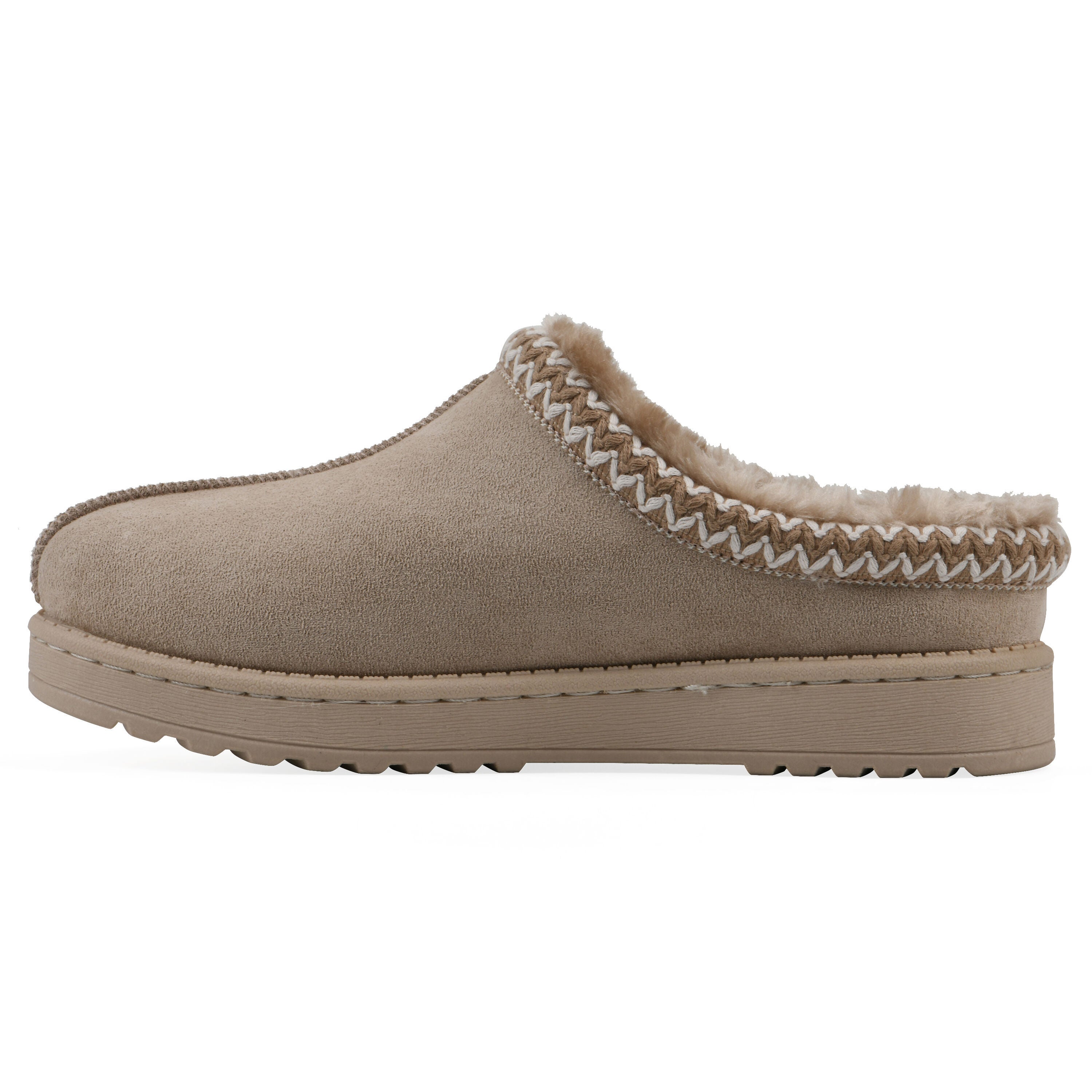 Icebin Clog Slipper, DARK BEIGE FABRIC, alternate image number 3