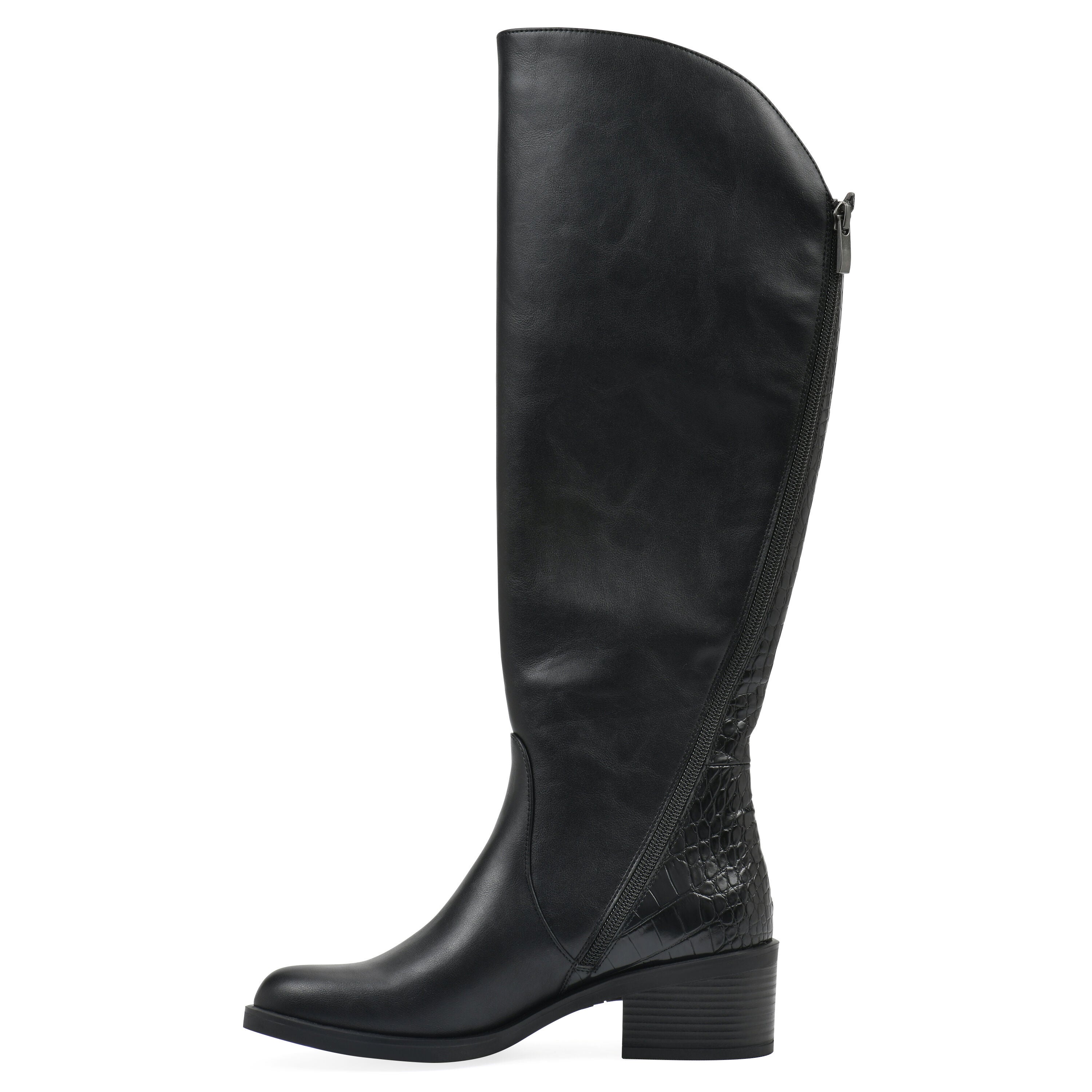 Cushaw Tall Shaft Boot, BLACK SMOOTH, alternate image number 3