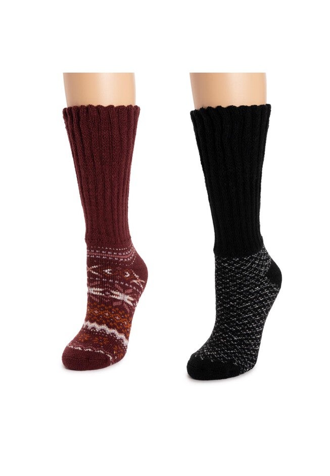 Slouch Heat Retainer (2 Pair Pack) Socks, , on-hover image number null