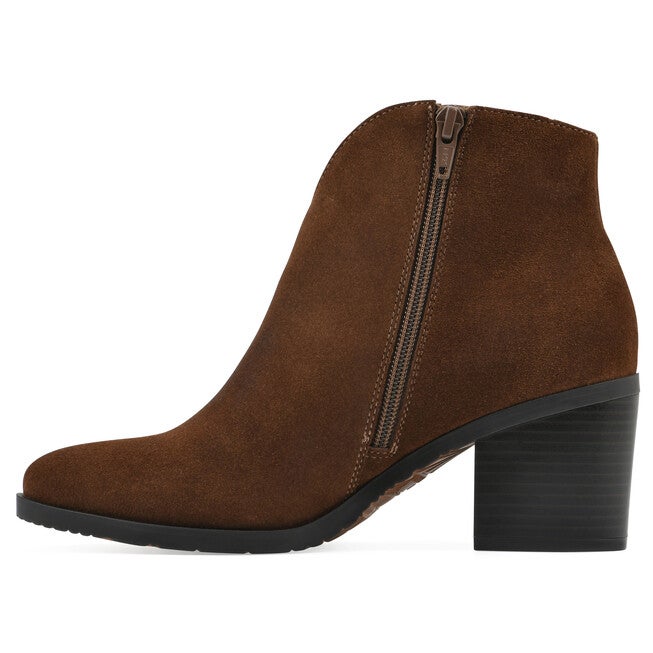 Tattle Heeled Bootie, HAZEL SUEDE, alternate image number null