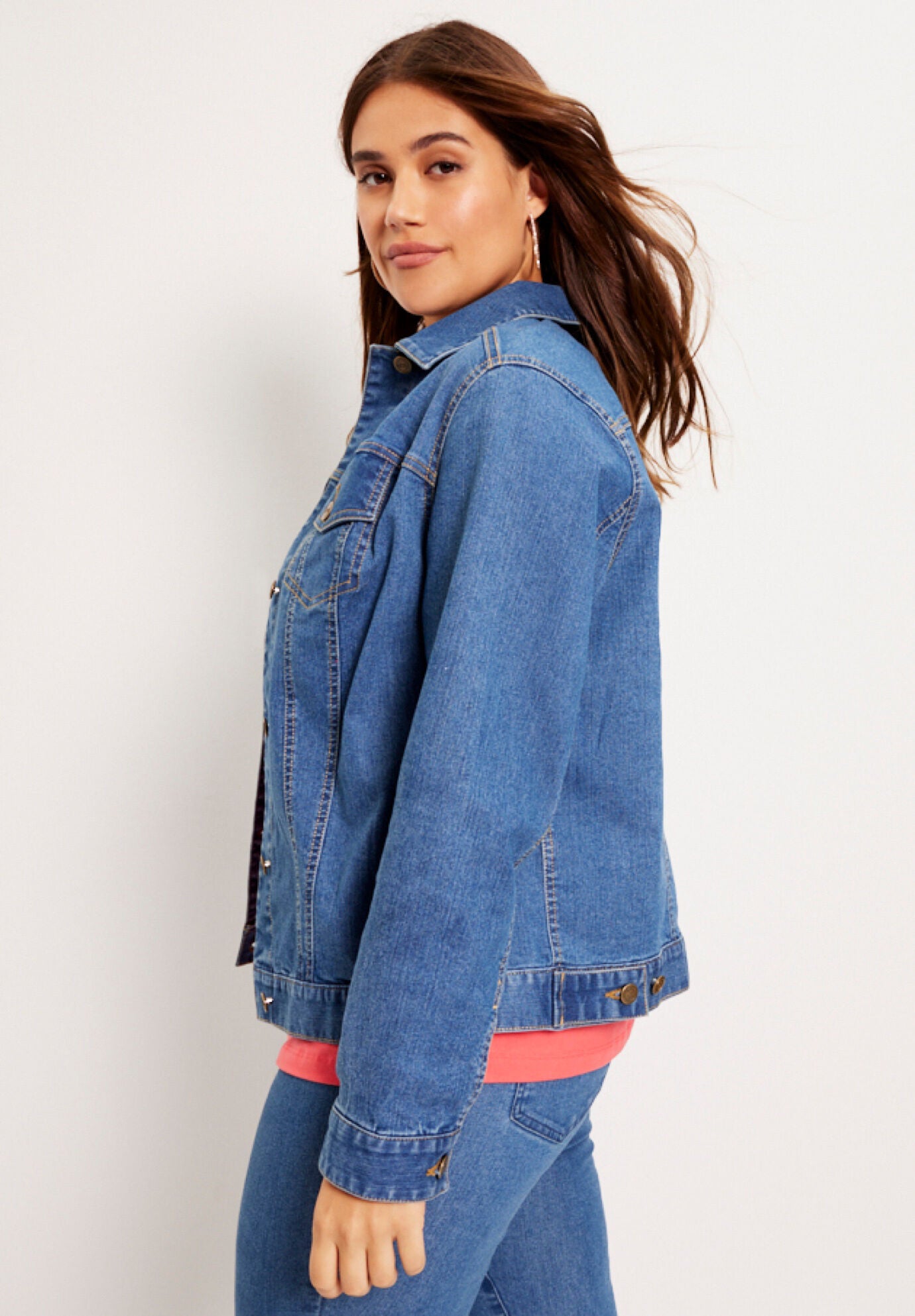 Essential Denim Jacket, , alternate image number 2