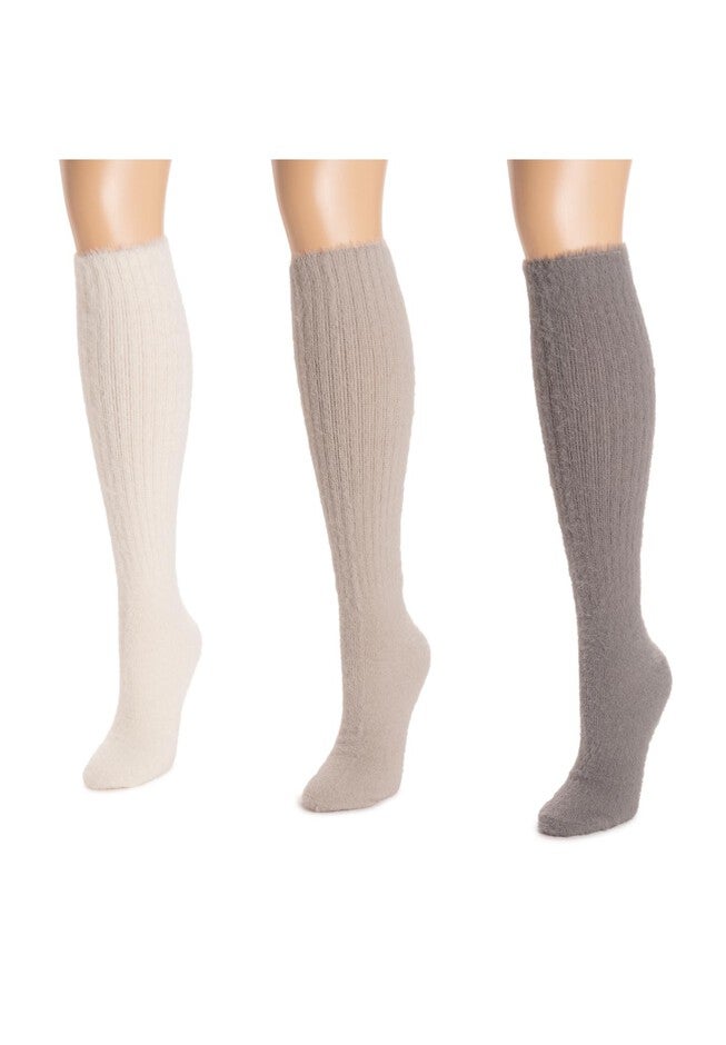 Slouch Fuzzy (3 Pair Pack) Socks, , on-hover image number 1