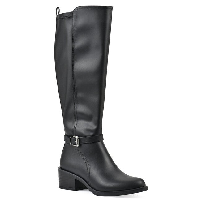 Custard Tall Shaft Riding Boot, BLACK SMOOTH, hi-res image number null