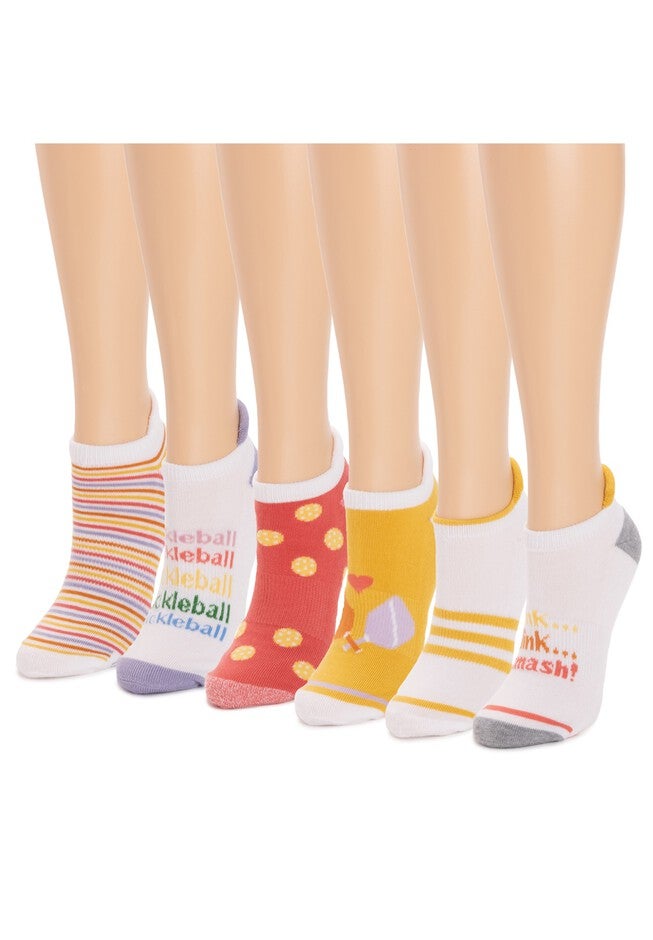 Women'S 6 Pack Pickleball Ankle Socks, , on-hover image number null
