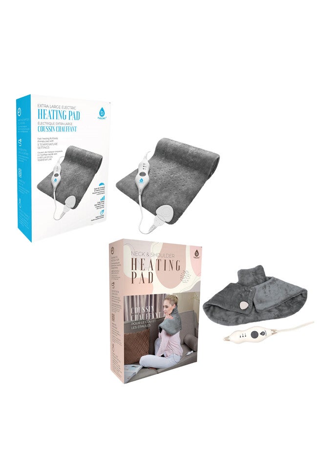 Total Comfort Package: Neck & Shoulder Warmer + Electric Heat Pad, O, hi-res image number 0