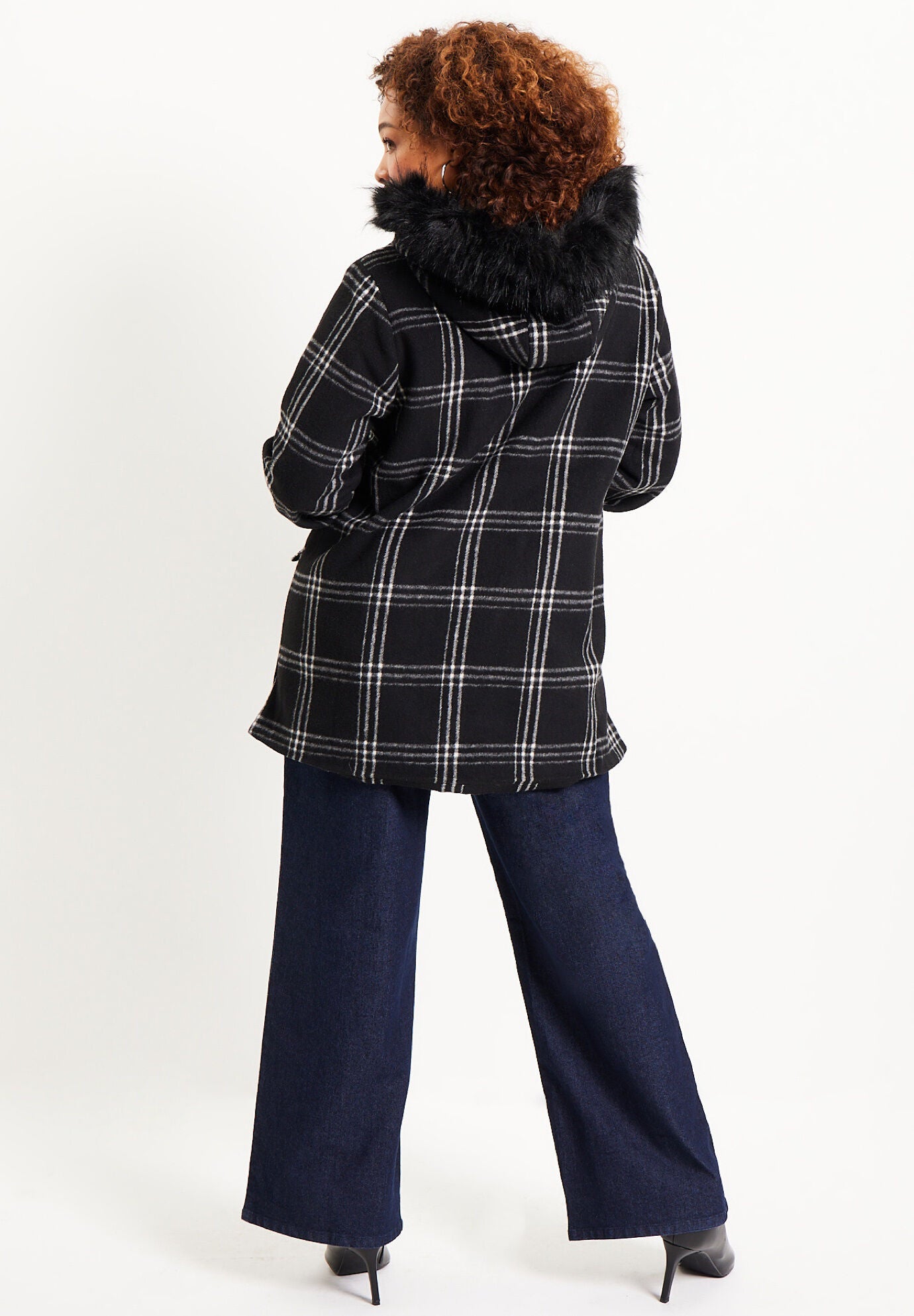 Plaid Hooded Jacket, , on-hover image number 1