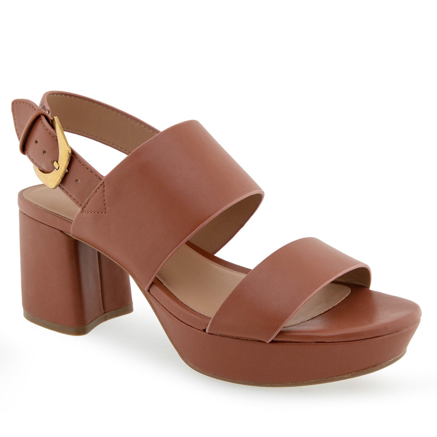 Camilia Platform Sandal, COGNAC, hi-res image number 0