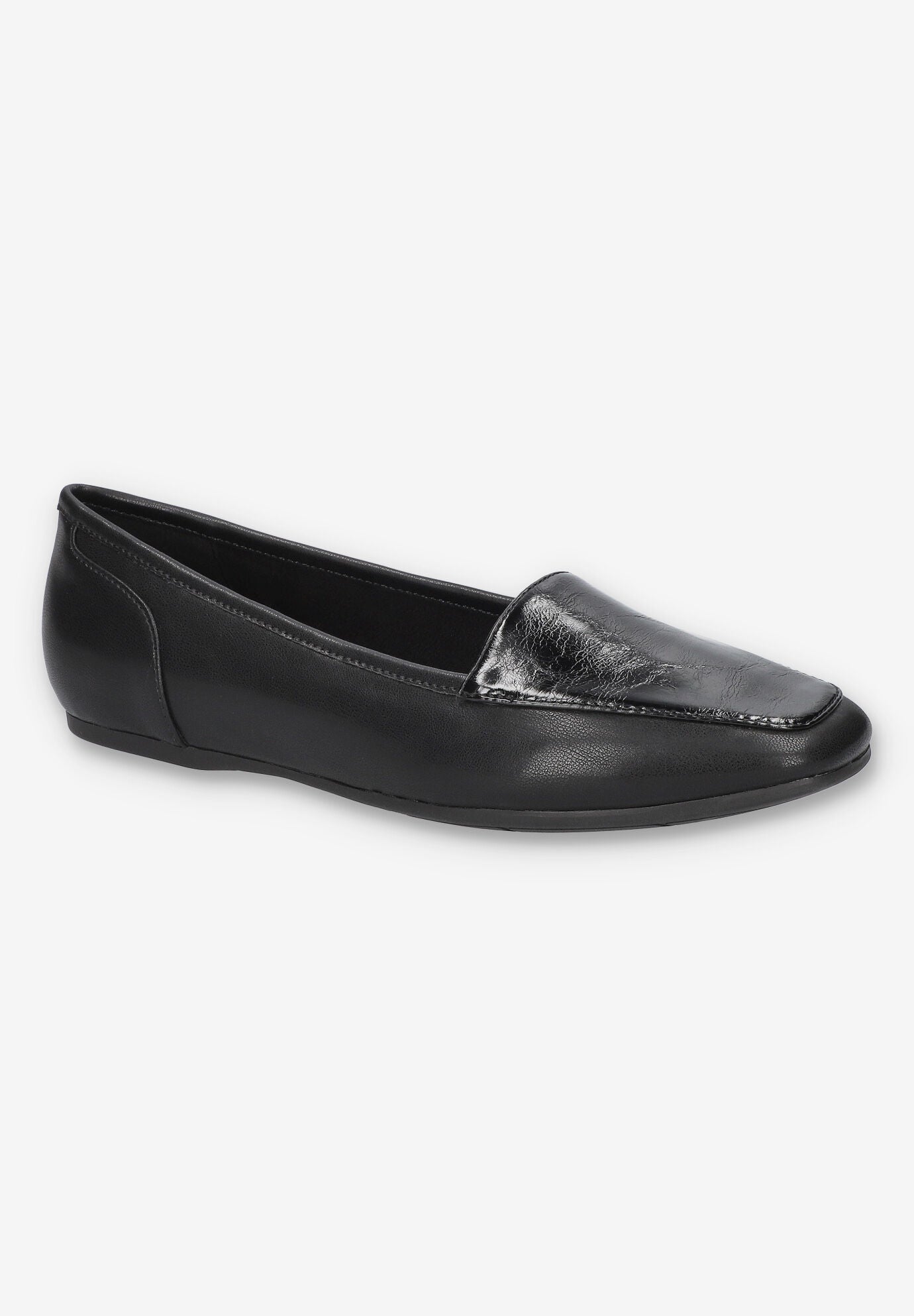 Thrill Flat, BLACK CRINKLE PATENT, hi-res image number 0