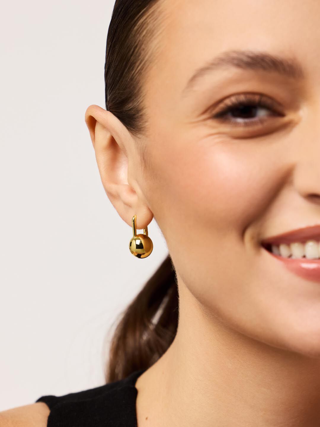 Statement Earrings - Perry, GOLD, alternate image number 4