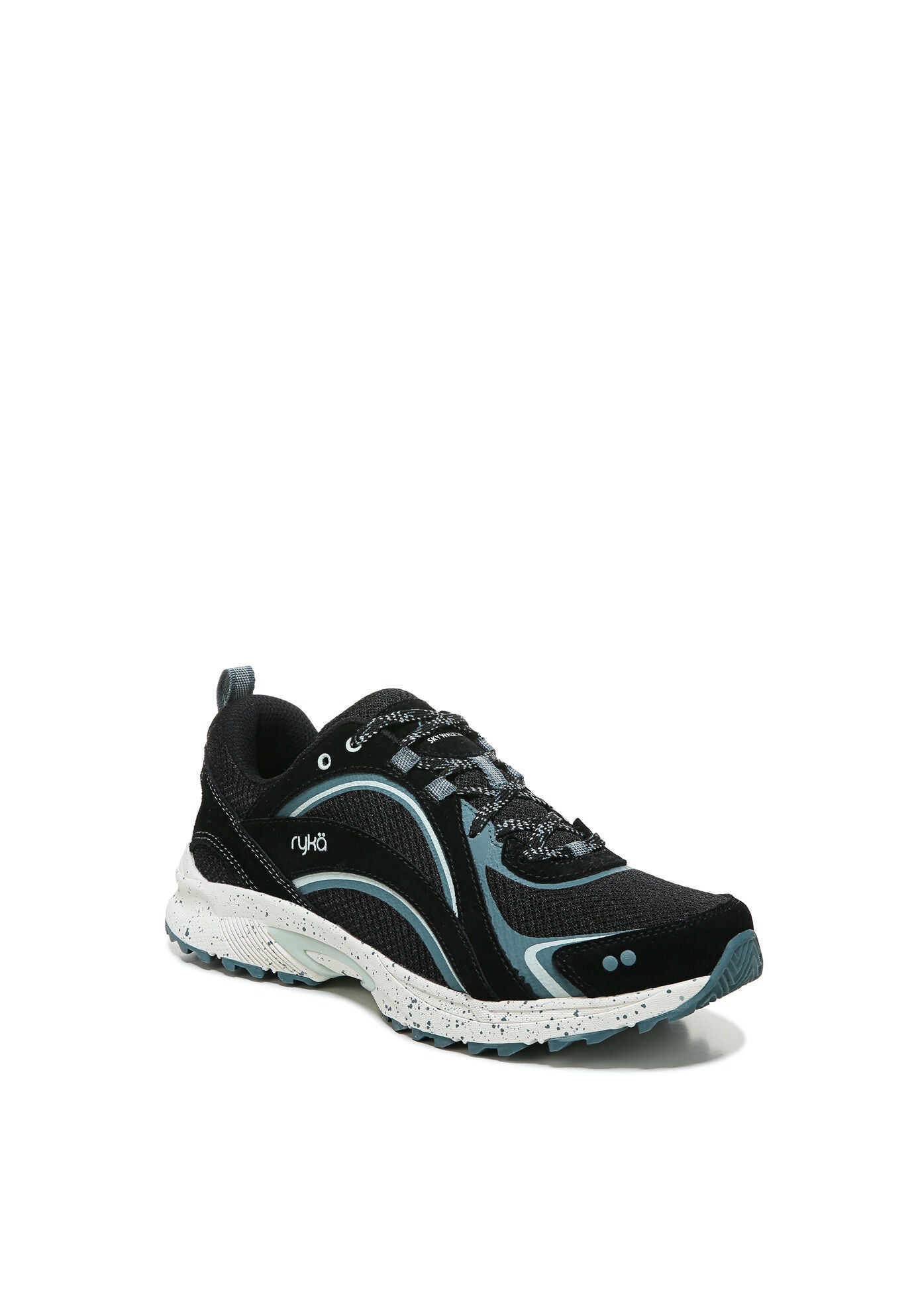 Sky Walk Trail Sneakers, BLACK GREEN, hi-res image number 0