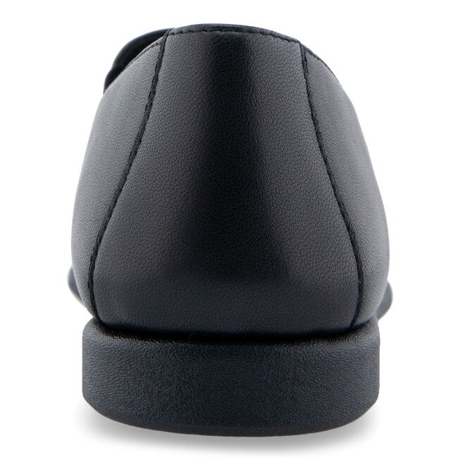 Nuit Almond Toe Loafer, BLACK SMOOTH LEATHER, on-hover image number 1