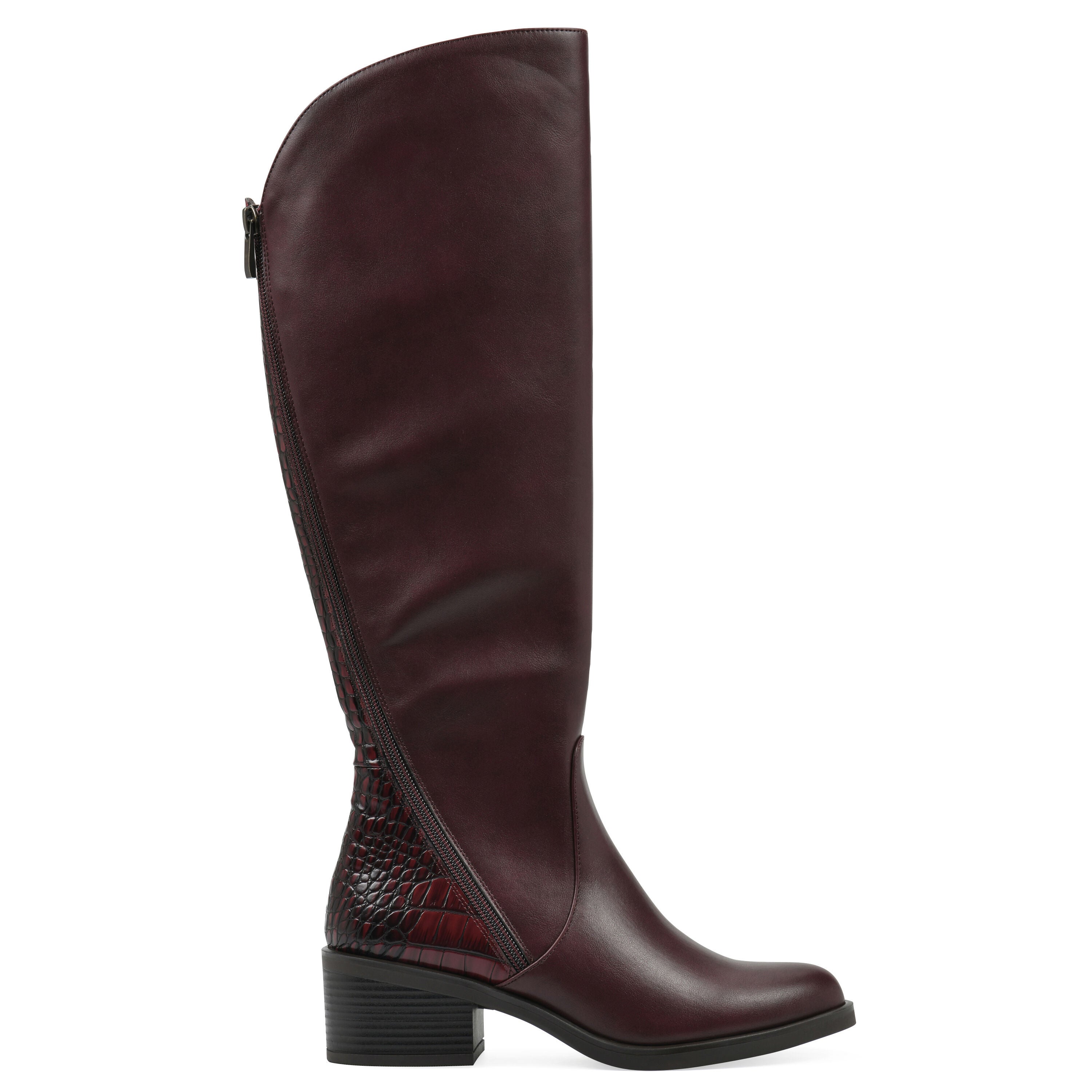 Cushaw Wide Calf Tall Shaft Boot, CORDOVAN, alternate image number 2