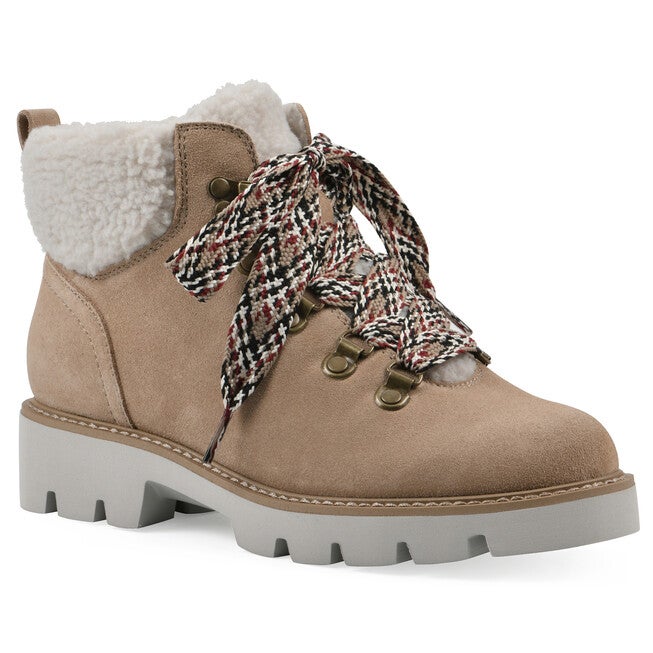 Gloving Faux Fur Hiker Bootie - WIDE, BEACHWOOD, hi-res image number null