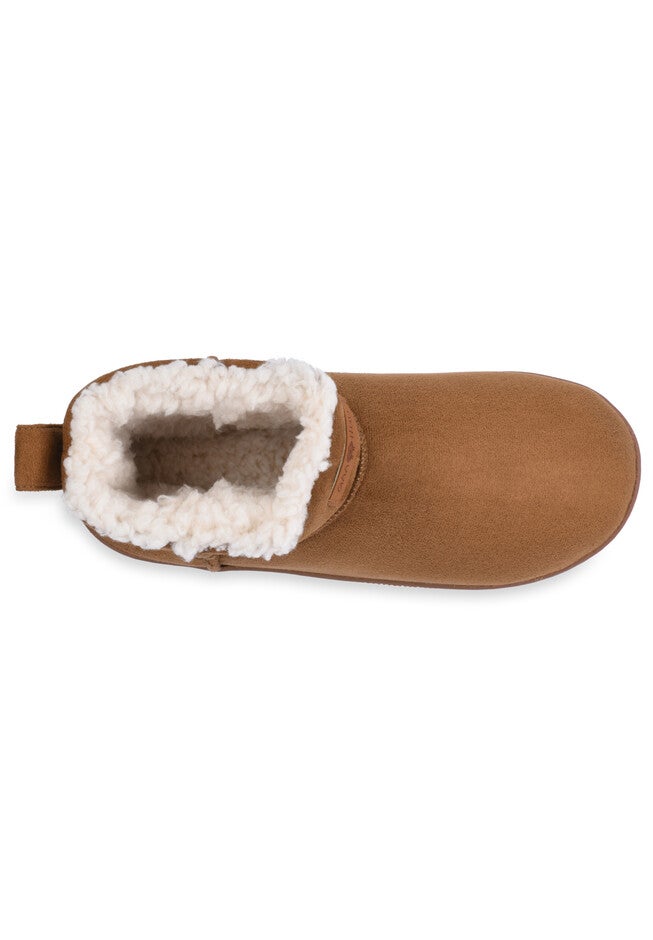 Polysuede Low Cut Ankle Slipper, , alternate image number null
