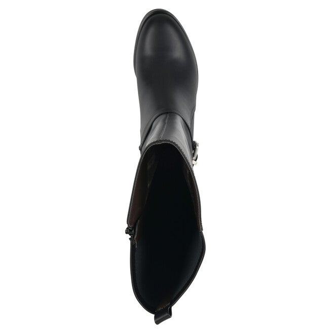 Custard Tall Shaft Riding Boot, BLACK SMOOTH, alternate image number null