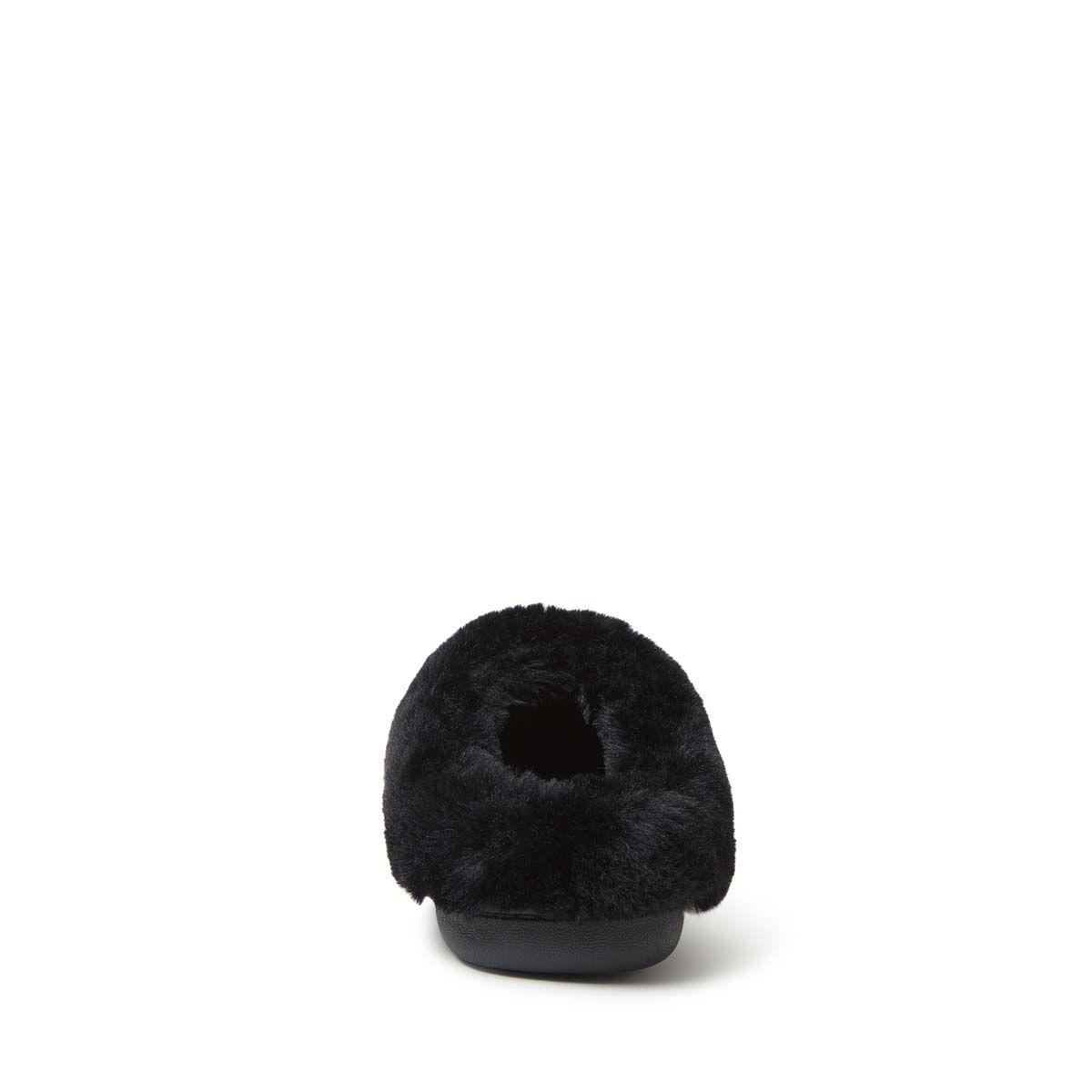 Claire Cable Knit Chenille Clog, BLACK, on-hover image number 1