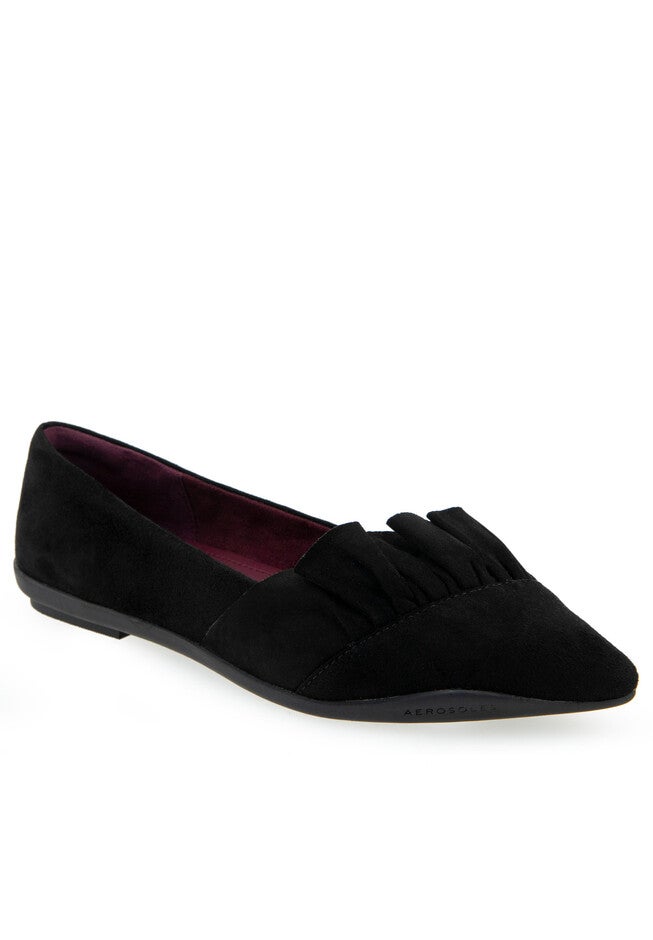 Dilion Casual Flat, BLACK SUEDE, hi-res image number 0