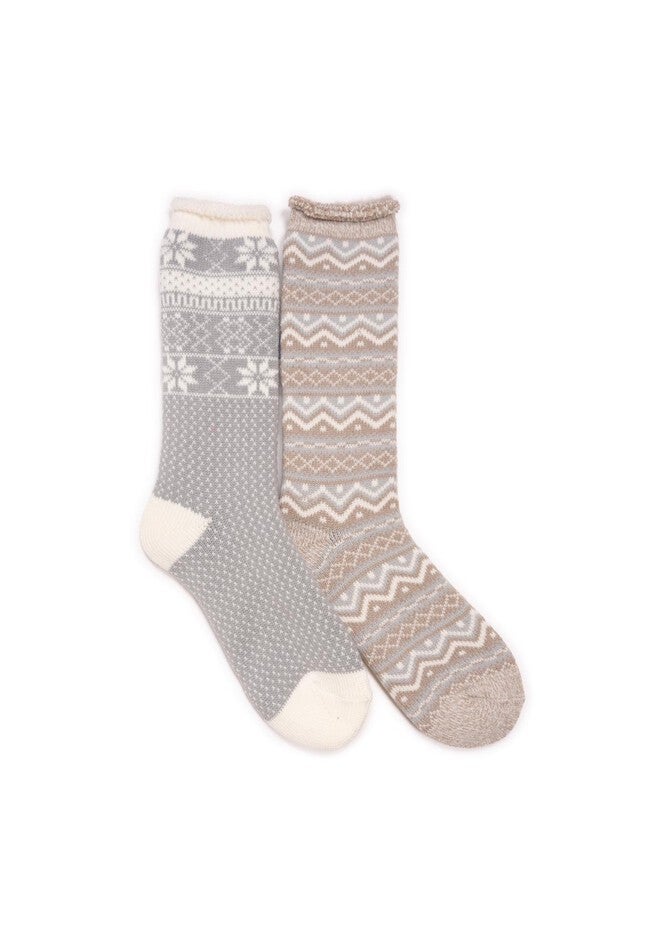 Tall Heat Retainers (2 Pair Pack) Socks, NEUTRAL, hi-res image number 0