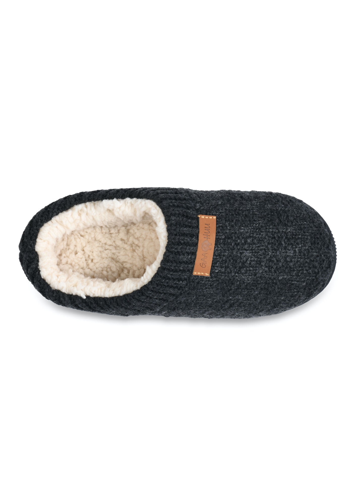 Textured Knit Rib Cuff Clog Slipper Slippers, , alternate image number 3