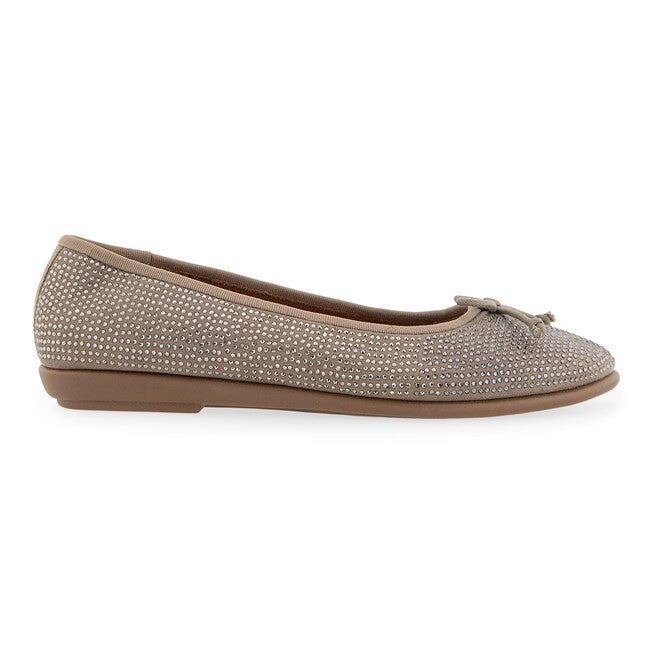Homebet Ballet Flat, TAN FAUX SUEDE, alternate image number null