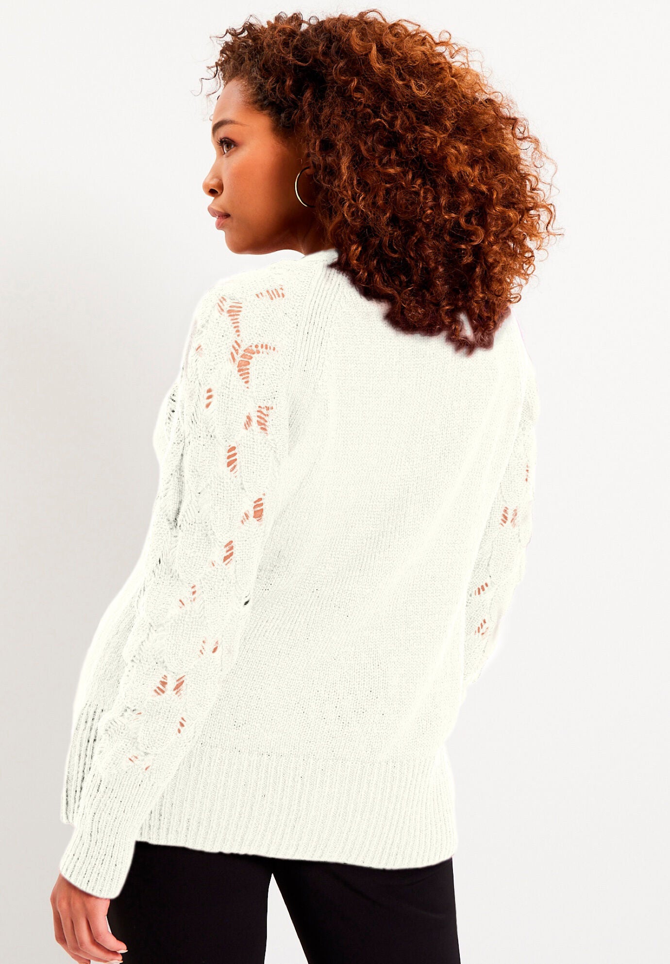 Openwork Cardigan, , on-hover image number 1